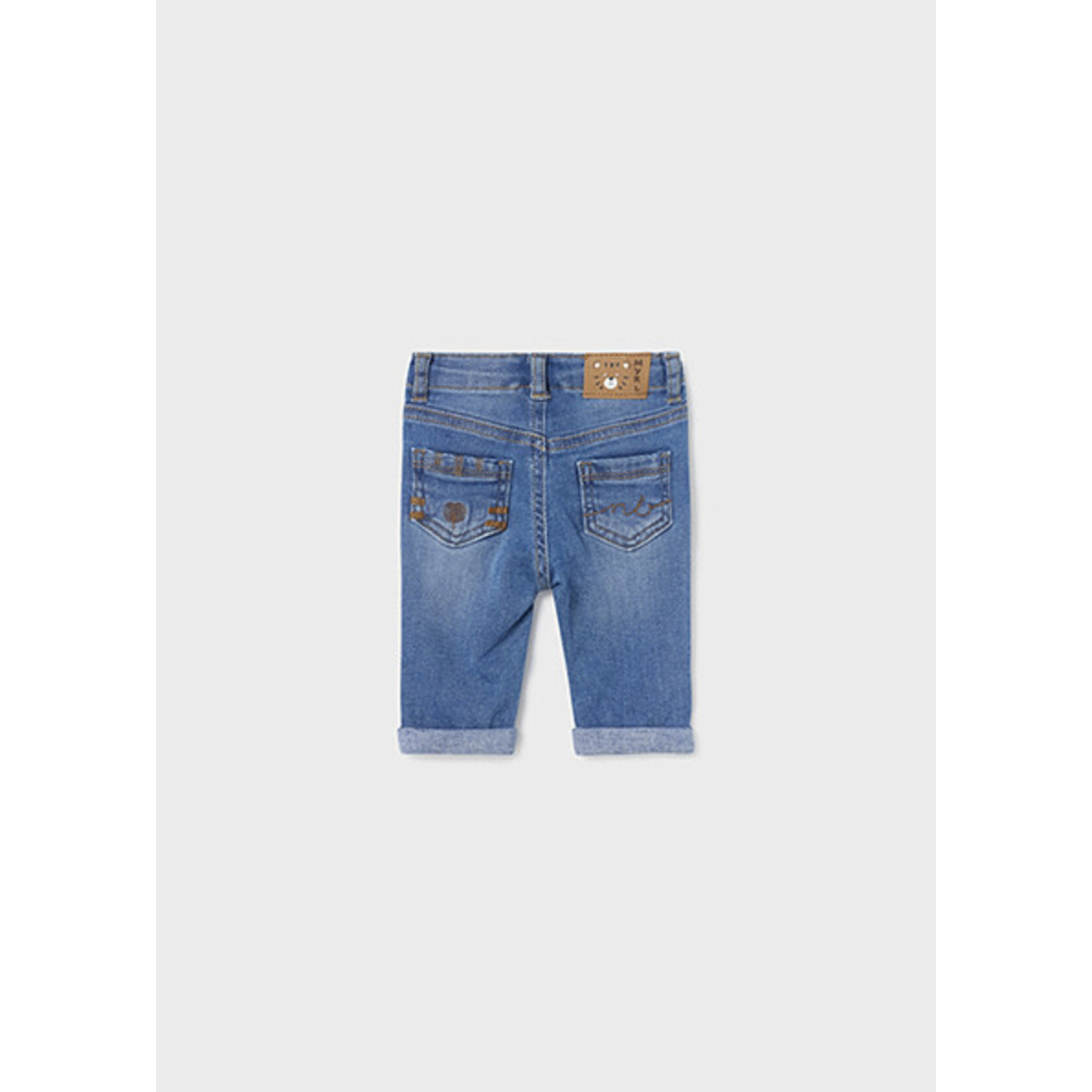 MAYORAL NEWBORN DENIM PANTS BABY BOY
