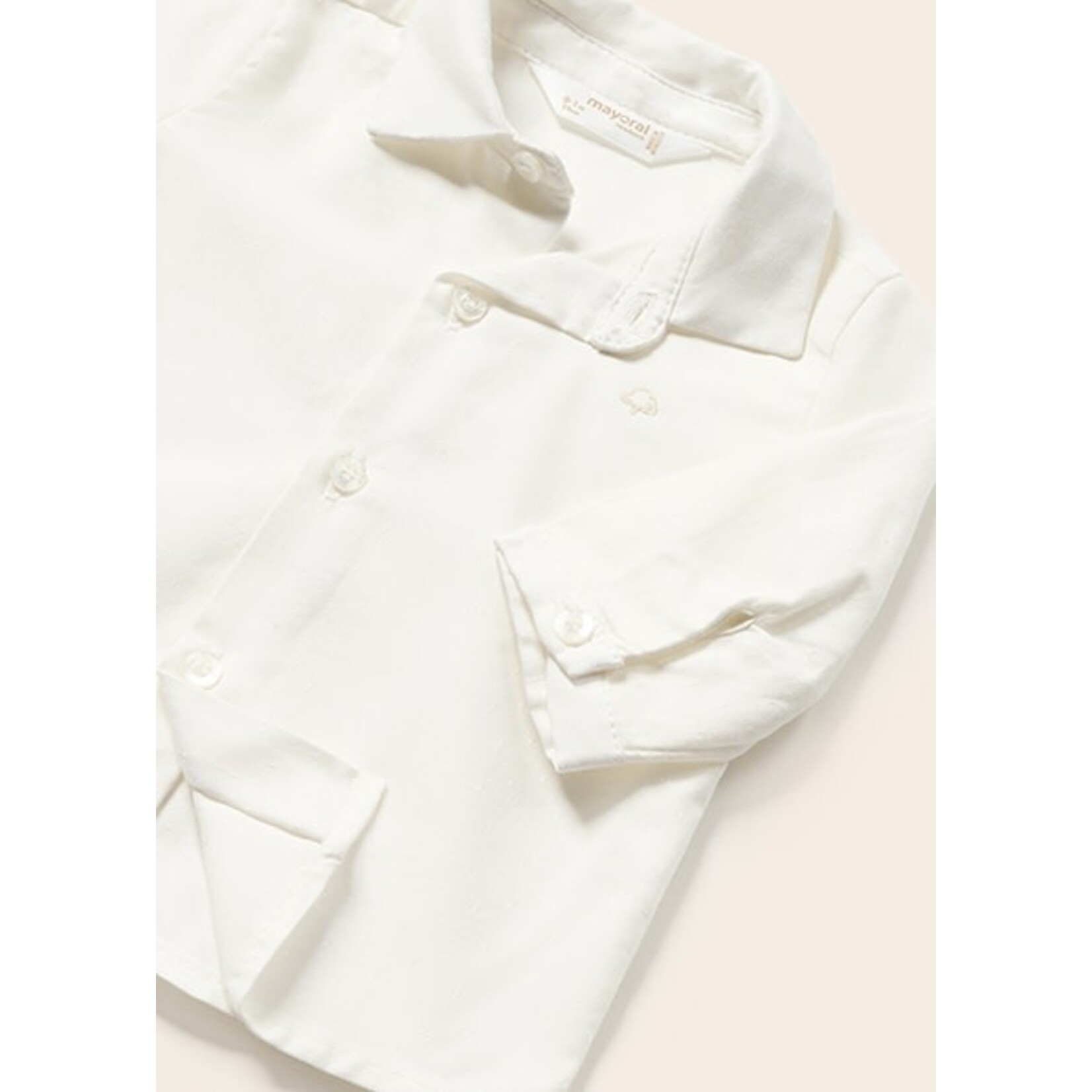 MAYORAL NEWBORN Baby Boy Shirt & Bowtie