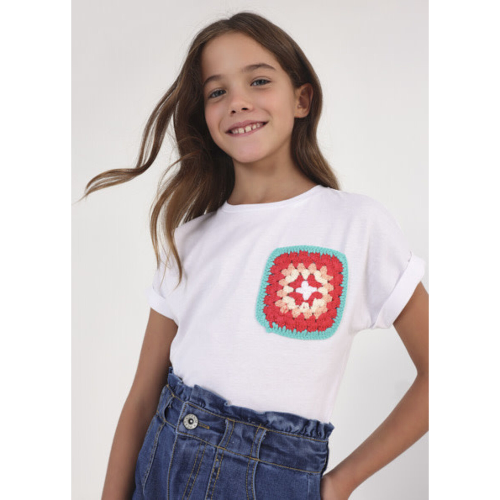 MAYORAL TWEEN [TWEEN] SUSTAINABLE COTTON SHORT SLEEVE TEE GIRL