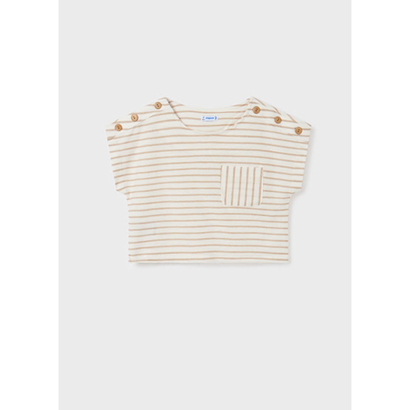 MAYORAL TWEEN Printed Cotton Short Sleeve Tween Girl Top