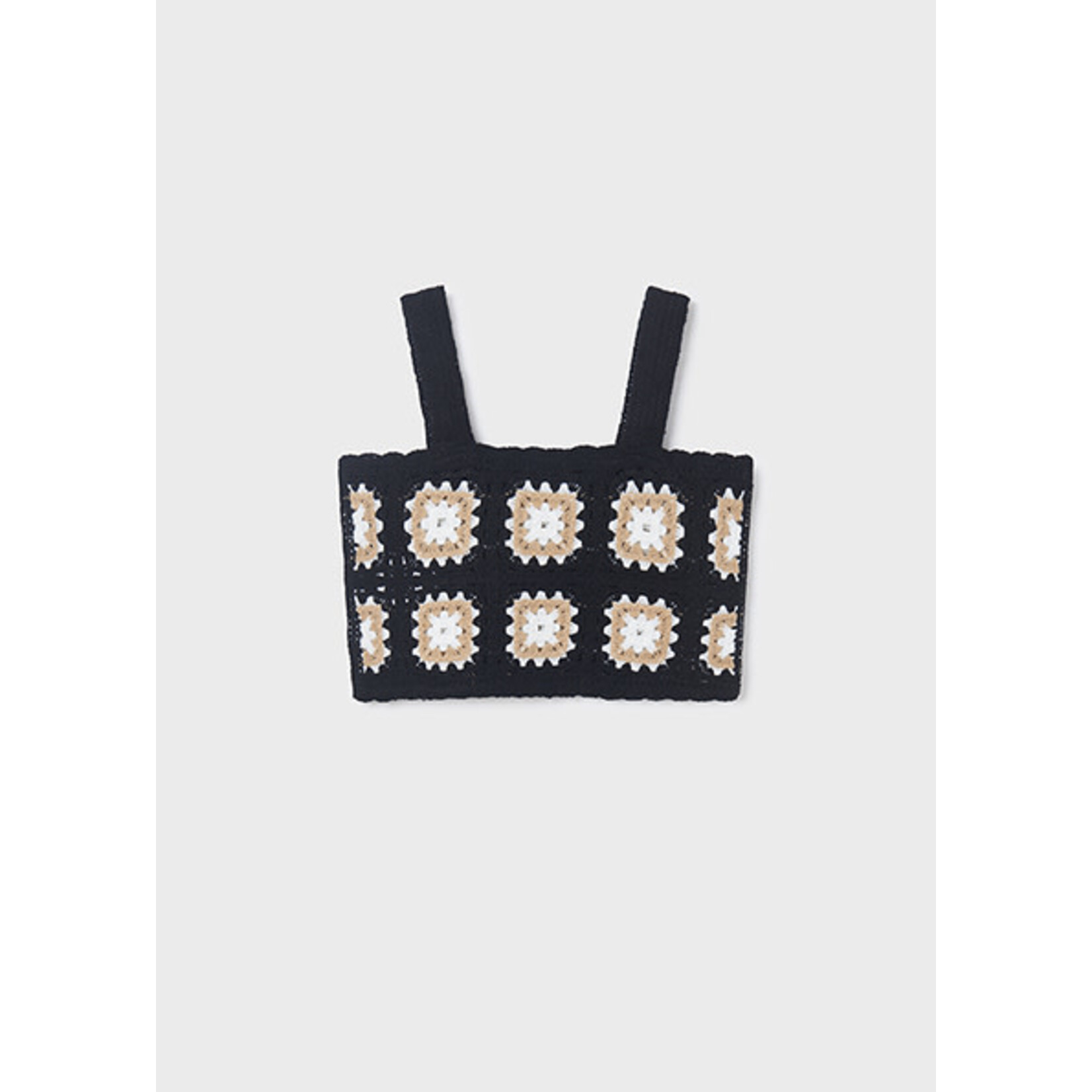 MAYORAL TWEEN CROCHET TOP & SHIRT TWEEN SET