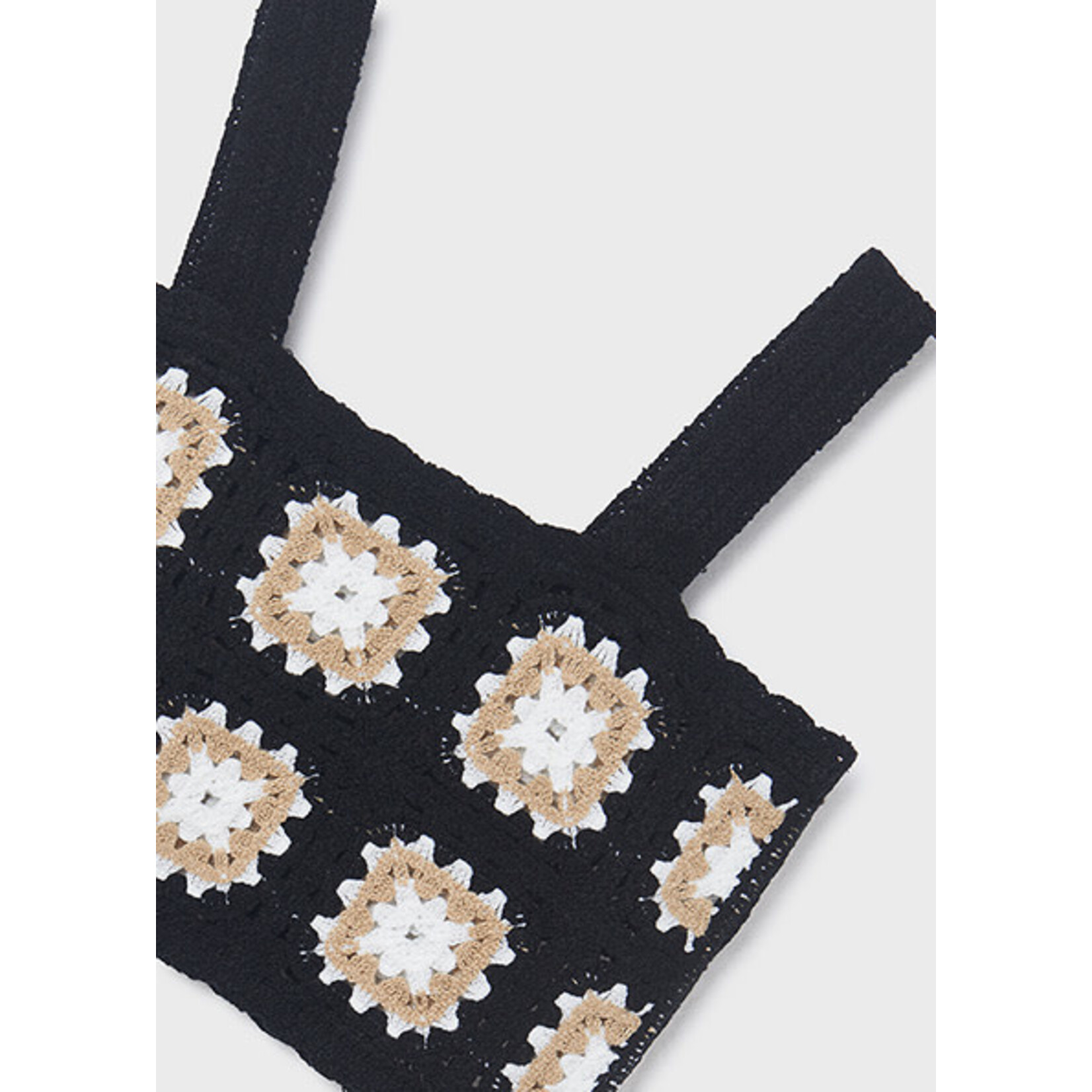 MAYORAL TWEEN CROCHET TOP & SHIRT TWEEN SET