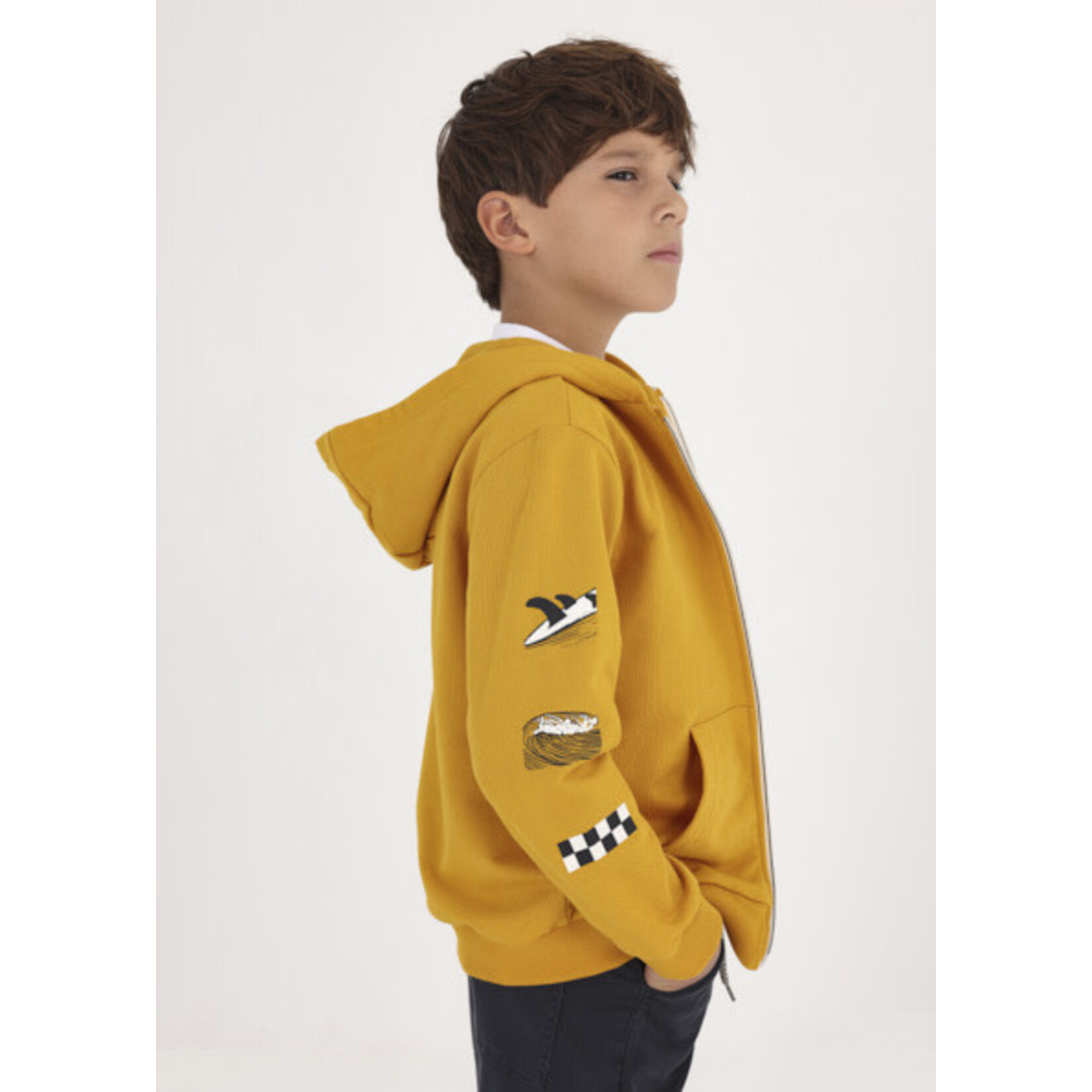 MAYORAL TWEEN BEACH WAVES ZIP UP TWEEN HOODIE