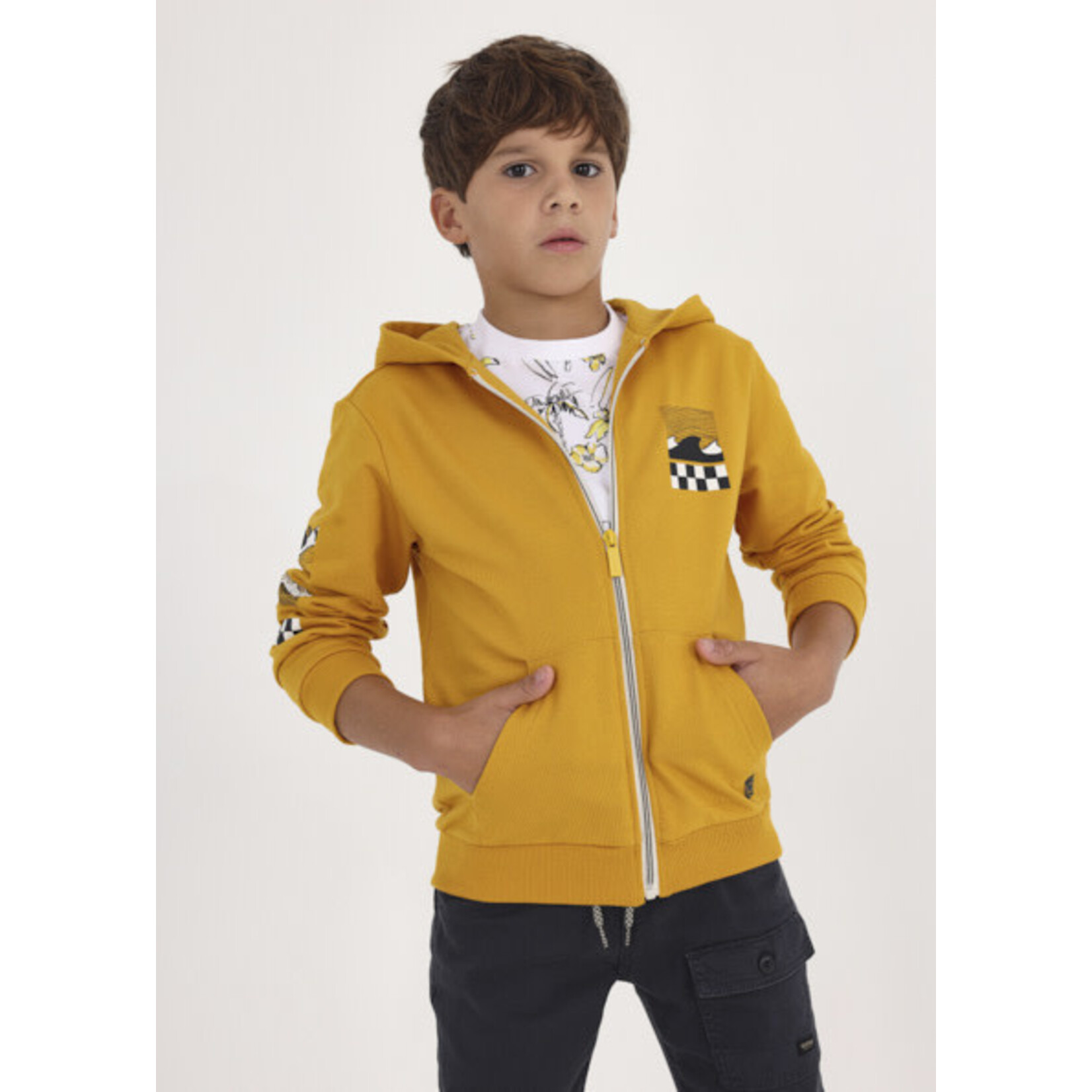 MAYORAL TWEEN BEACH WAVES ZIP UP TWEEN HOODIE