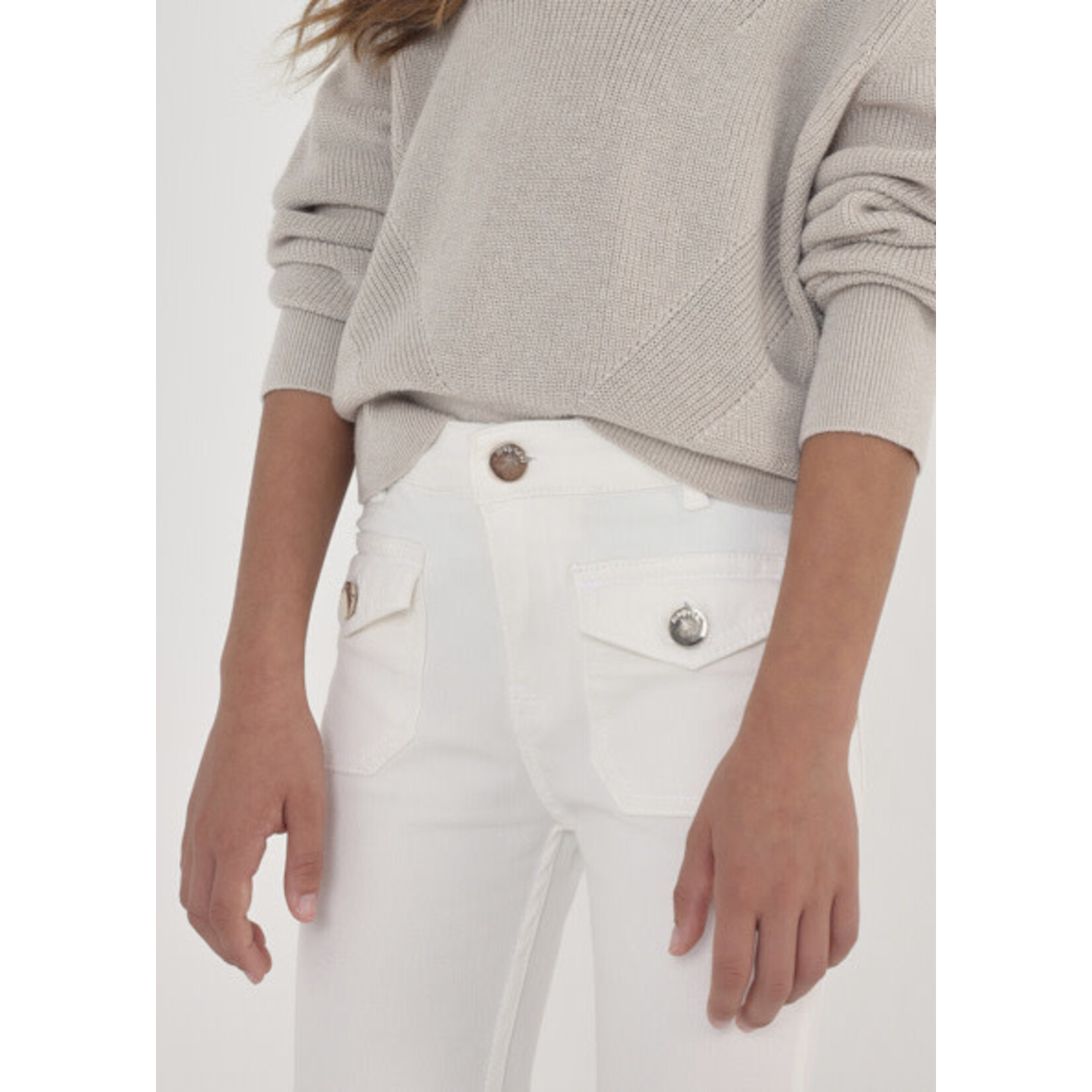 MAYORAL TWEEN SUSTAINABLE COTTON CROPPED PANTS