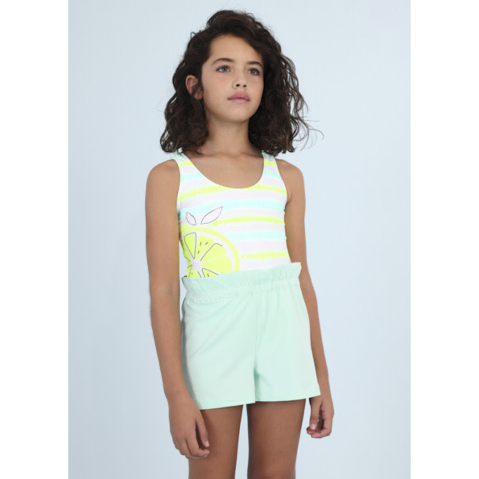 MAYORAL TWEEN STRIPED ONE-PIECE TWEEN SWIMSUIT