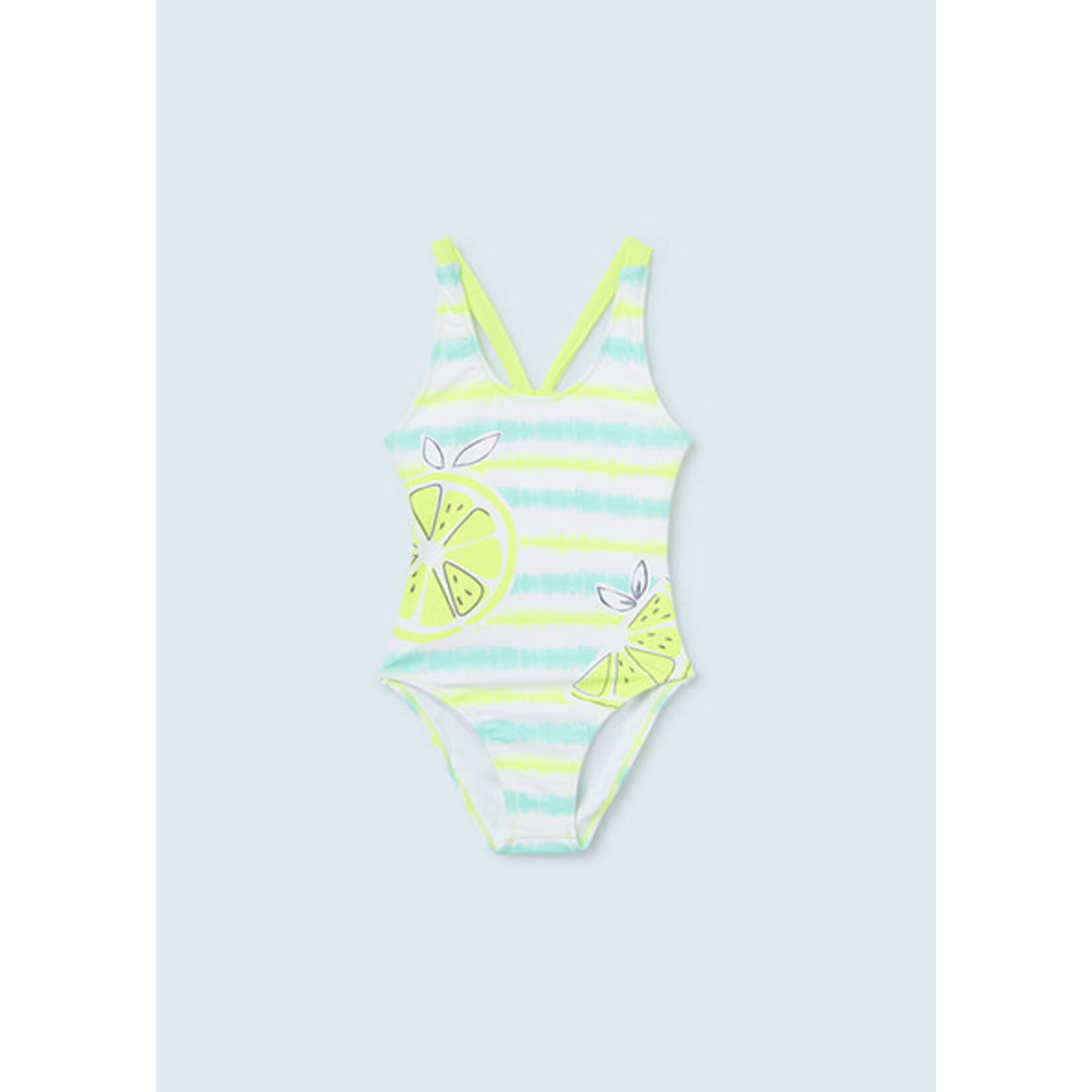 MAYORAL TWEEN STRIPED ONE-PIECE TWEEN SWIMSUIT
