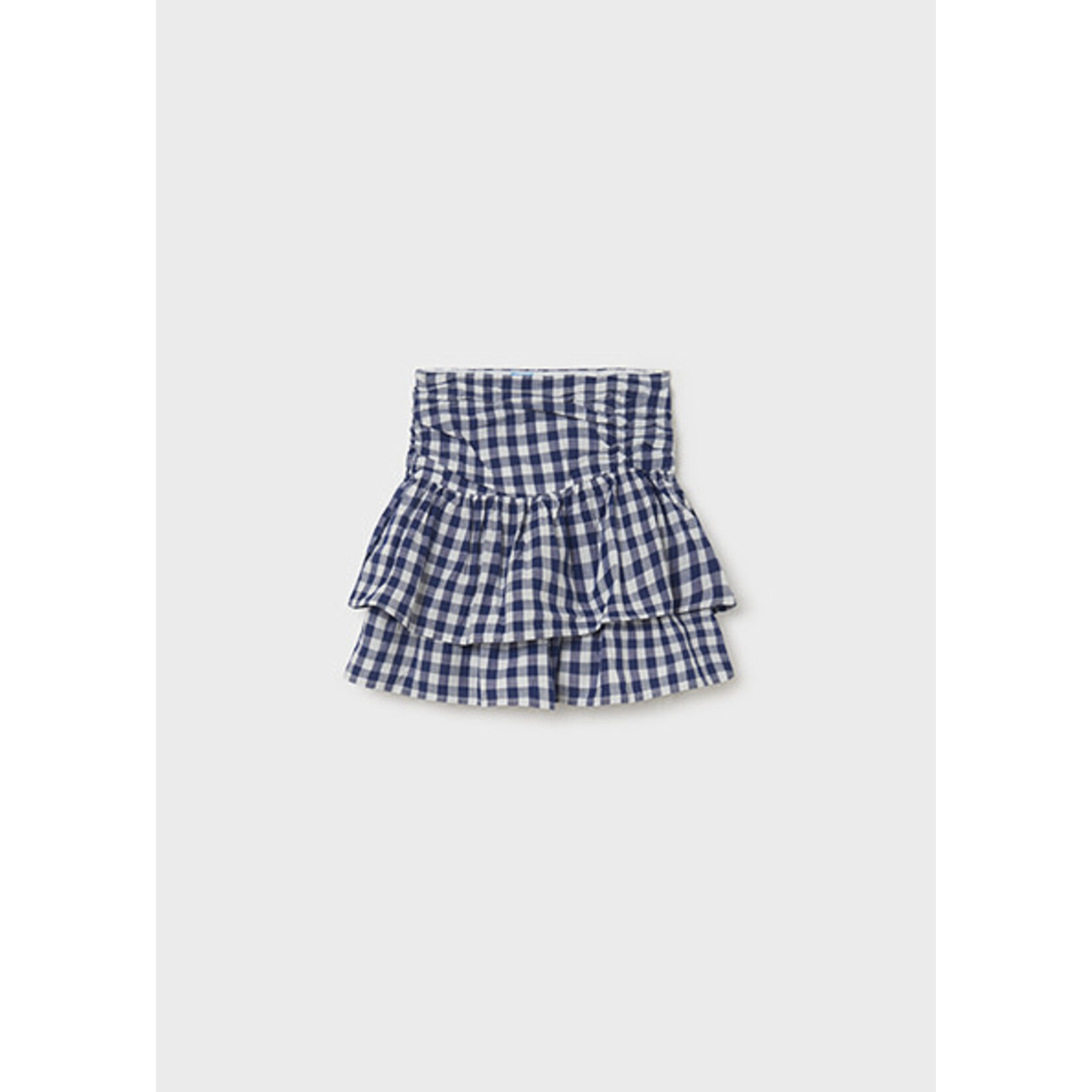 MAYORAL TWEEN VICHY PRINT COTTON TWEEN SKIRT