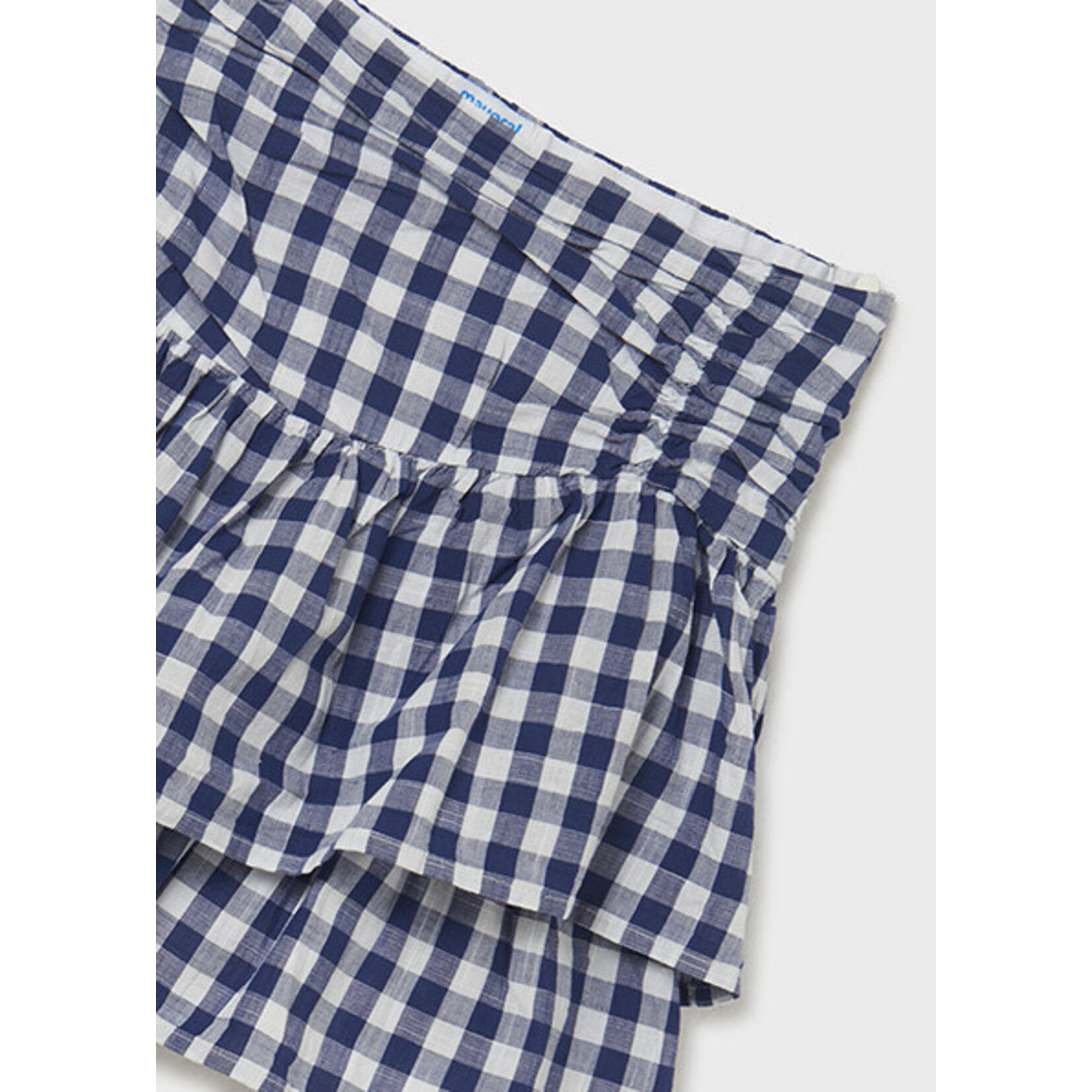 MAYORAL TWEEN VICHY PRINT COTTON TWEEN SKIRT
