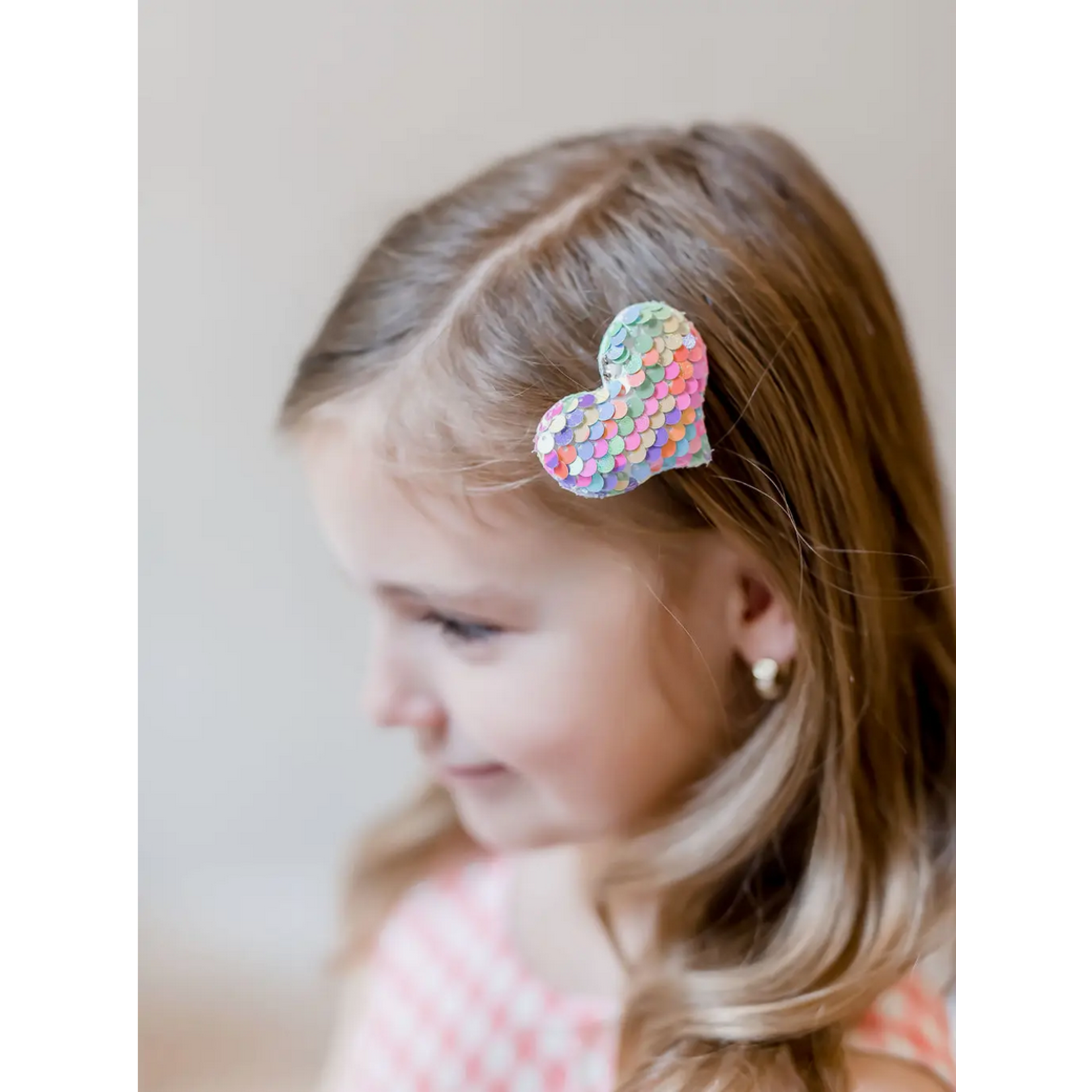 CHEEKY PLUM Rainbow Hair Sequin Hair Clip