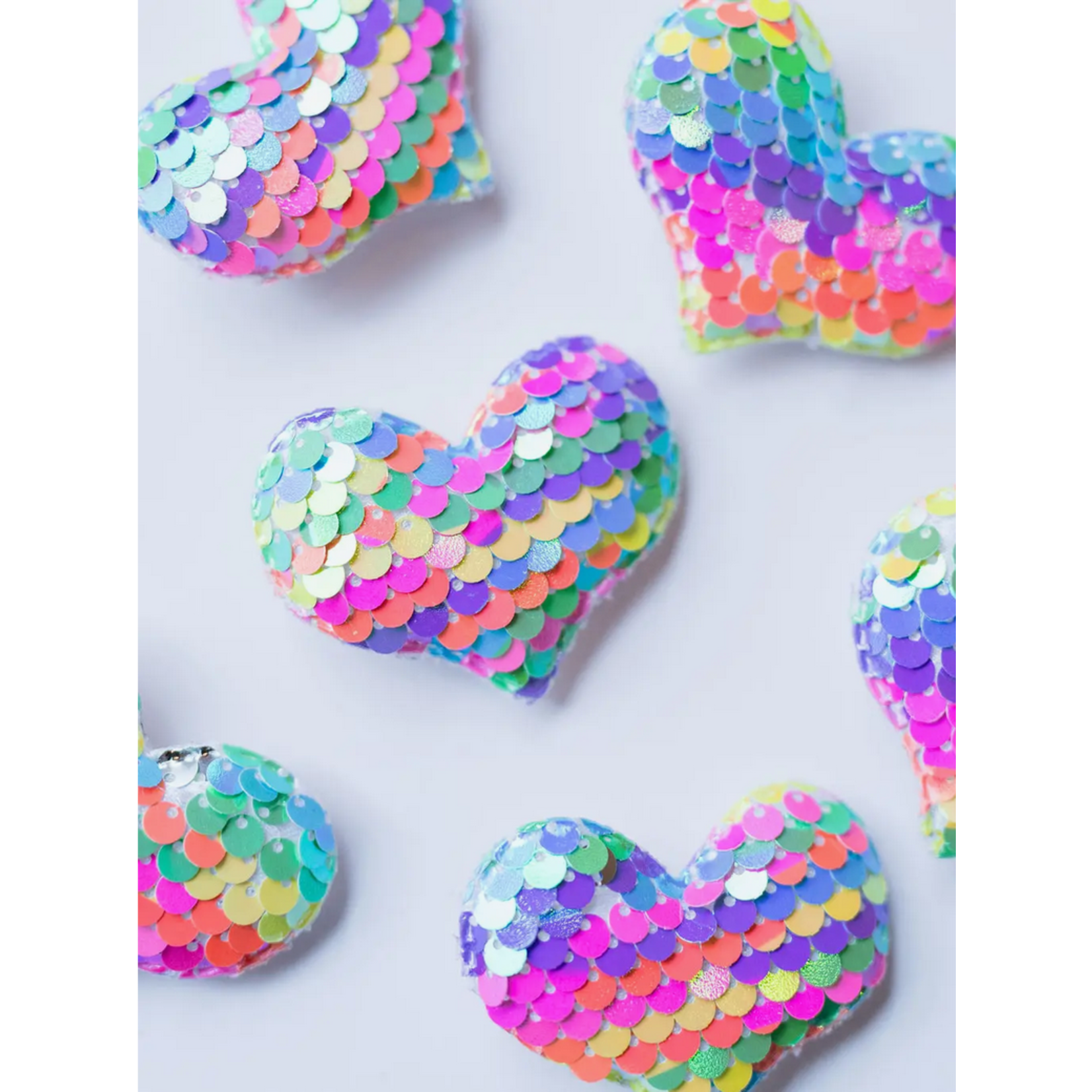 CHEEKY PLUM Rainbow Hair Sequin Hair Clip