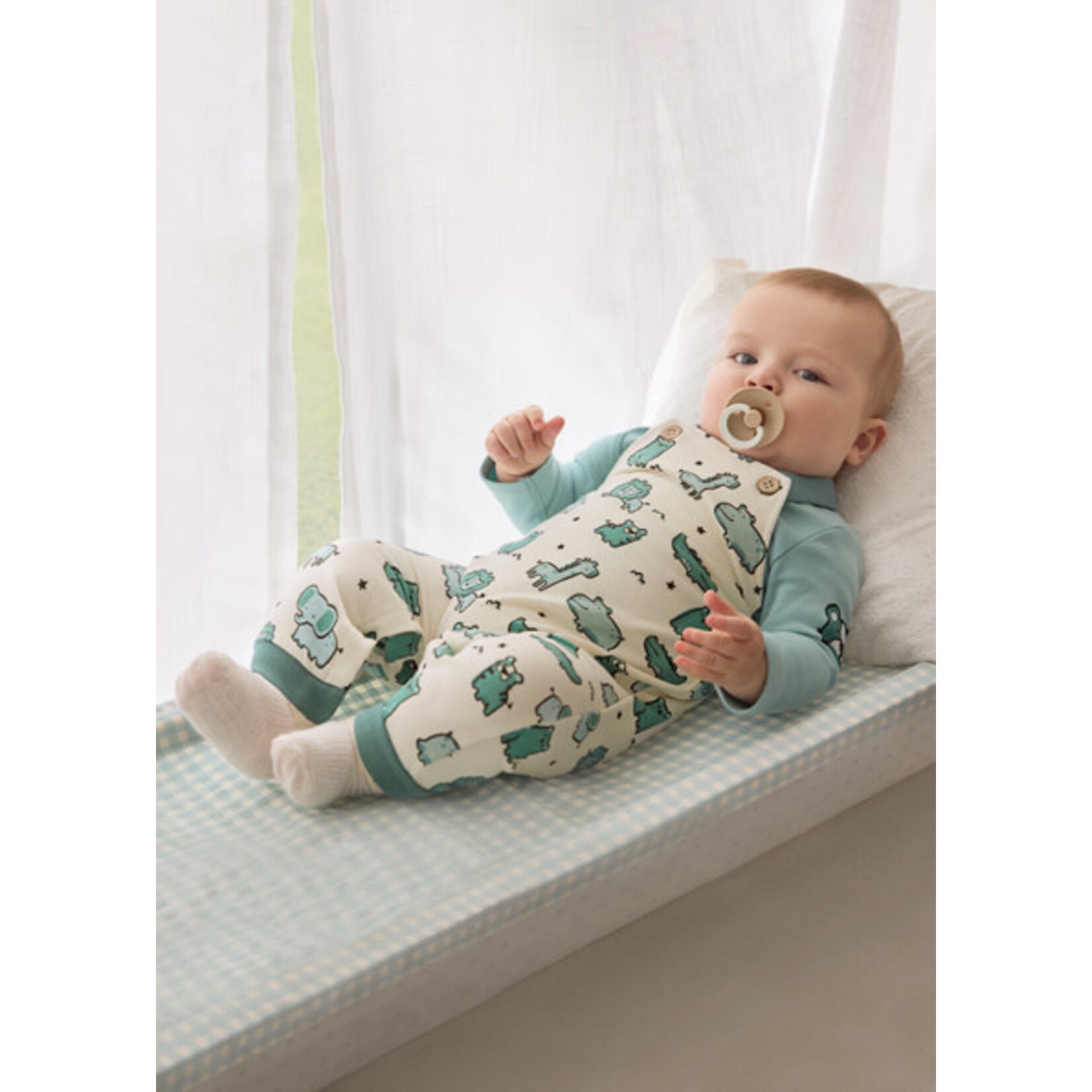 MAYORAL NEWBORN Baby Boy Overall One Piece