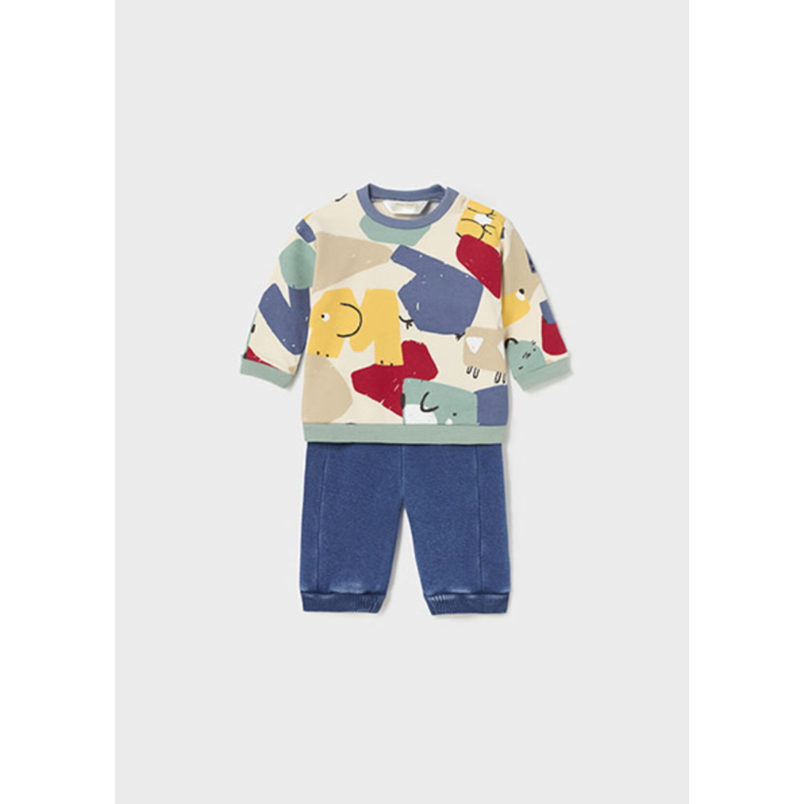 MAYORAL NEWBORN 2pc Baby Boy Knit Set