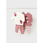 MAYORAL NEWBORN 2pc Baby Girl Cotton Set