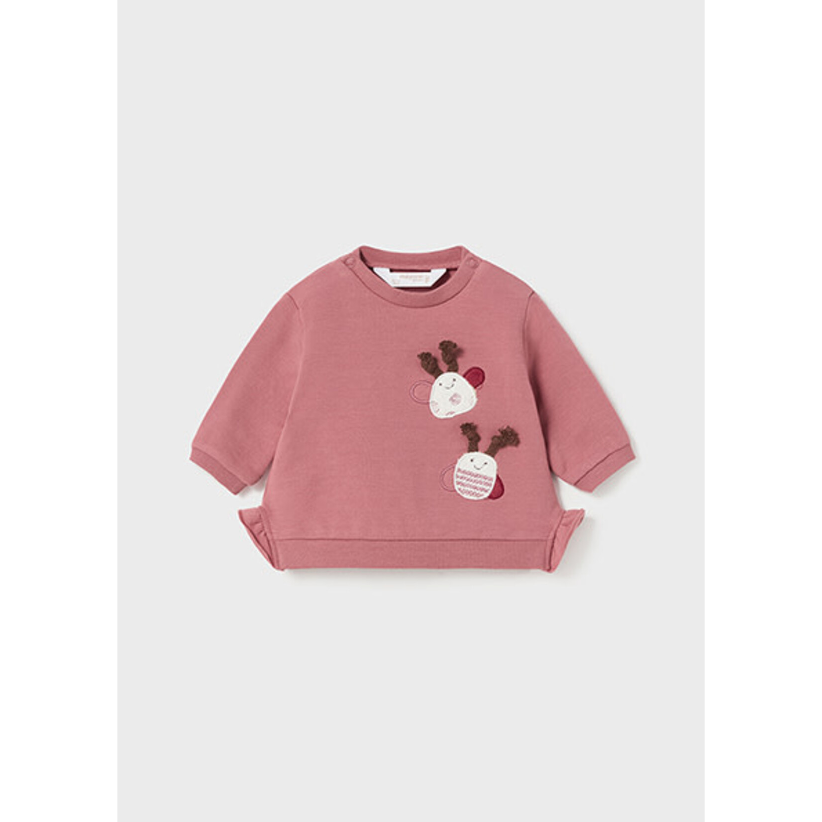 MAYORAL NEWBORN 2pc Baby Girl Cotton Set