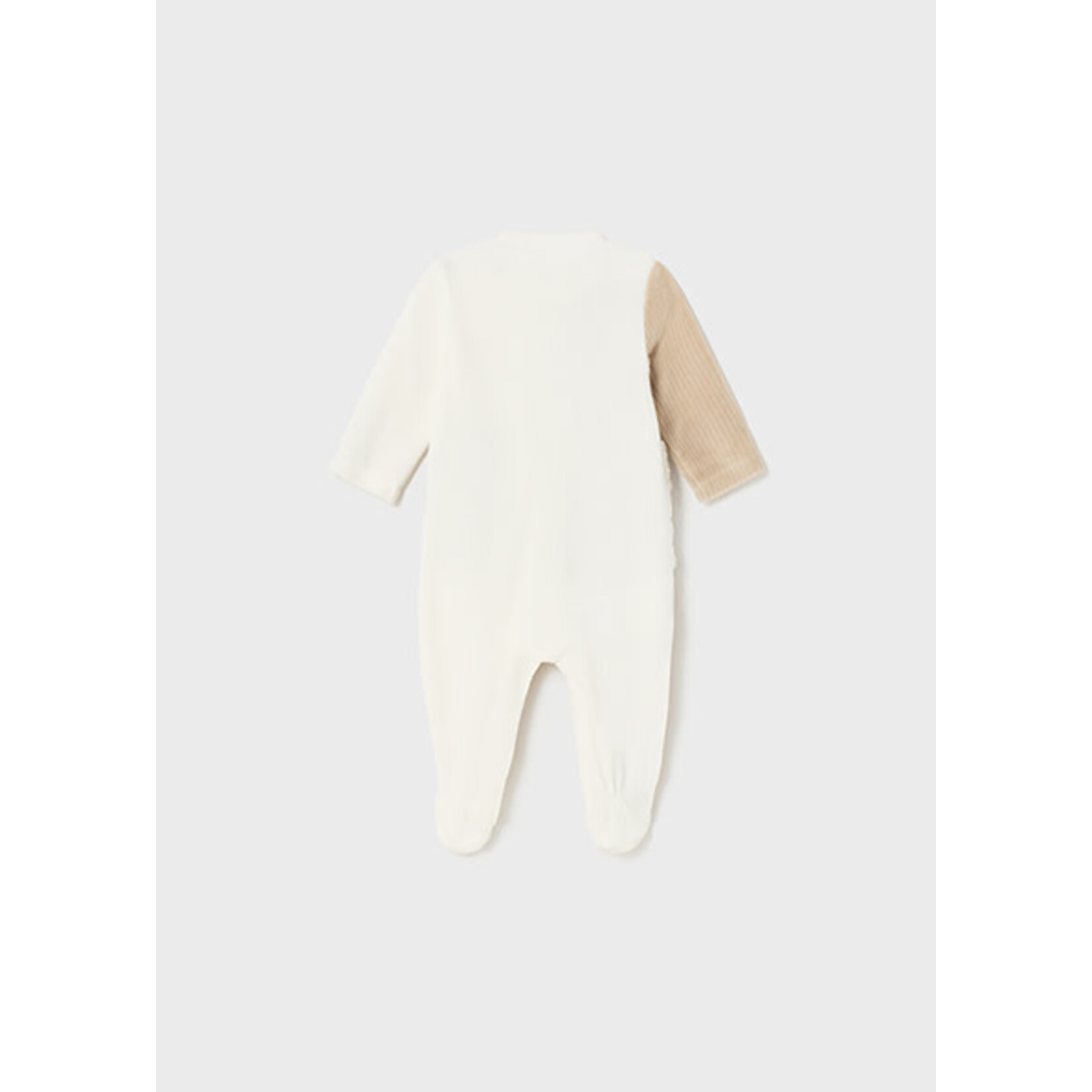 MAYORAL NEWBORN Baby Velour Footed Sleeper