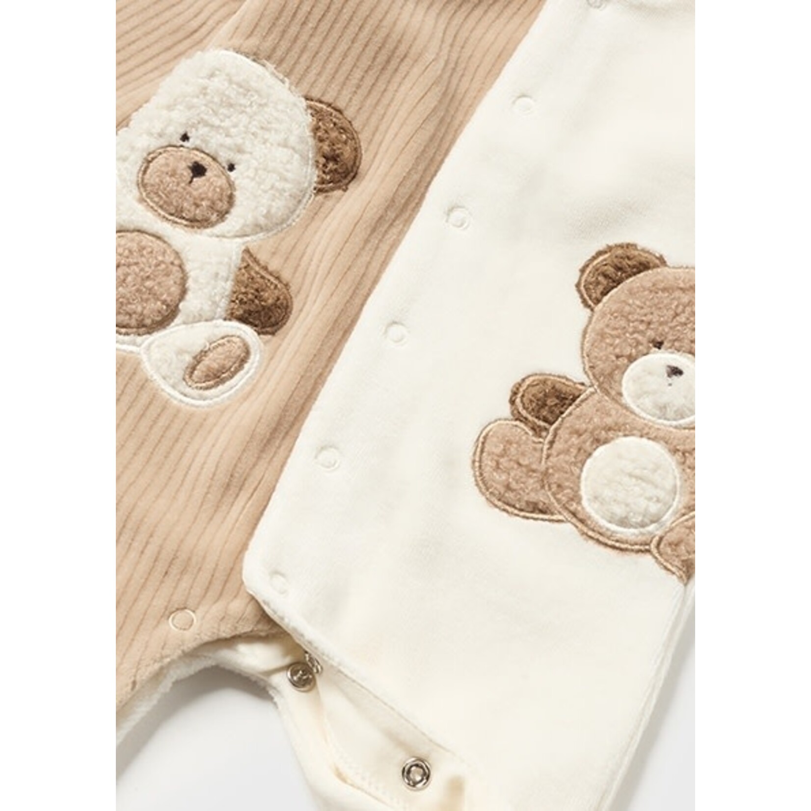 MAYORAL NEWBORN Baby Velour Footed Sleeper
