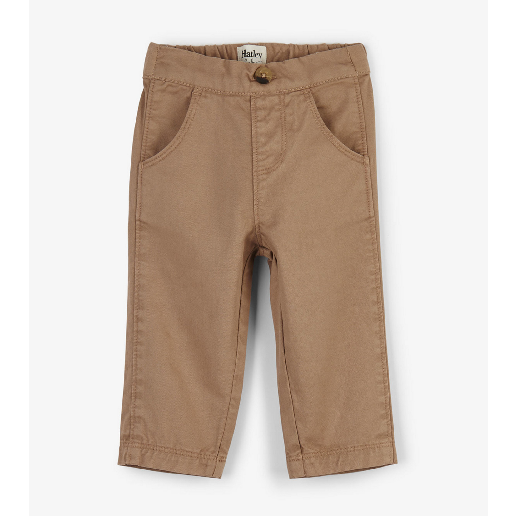 HATLEY BABY KHAKI TWILL PANTS