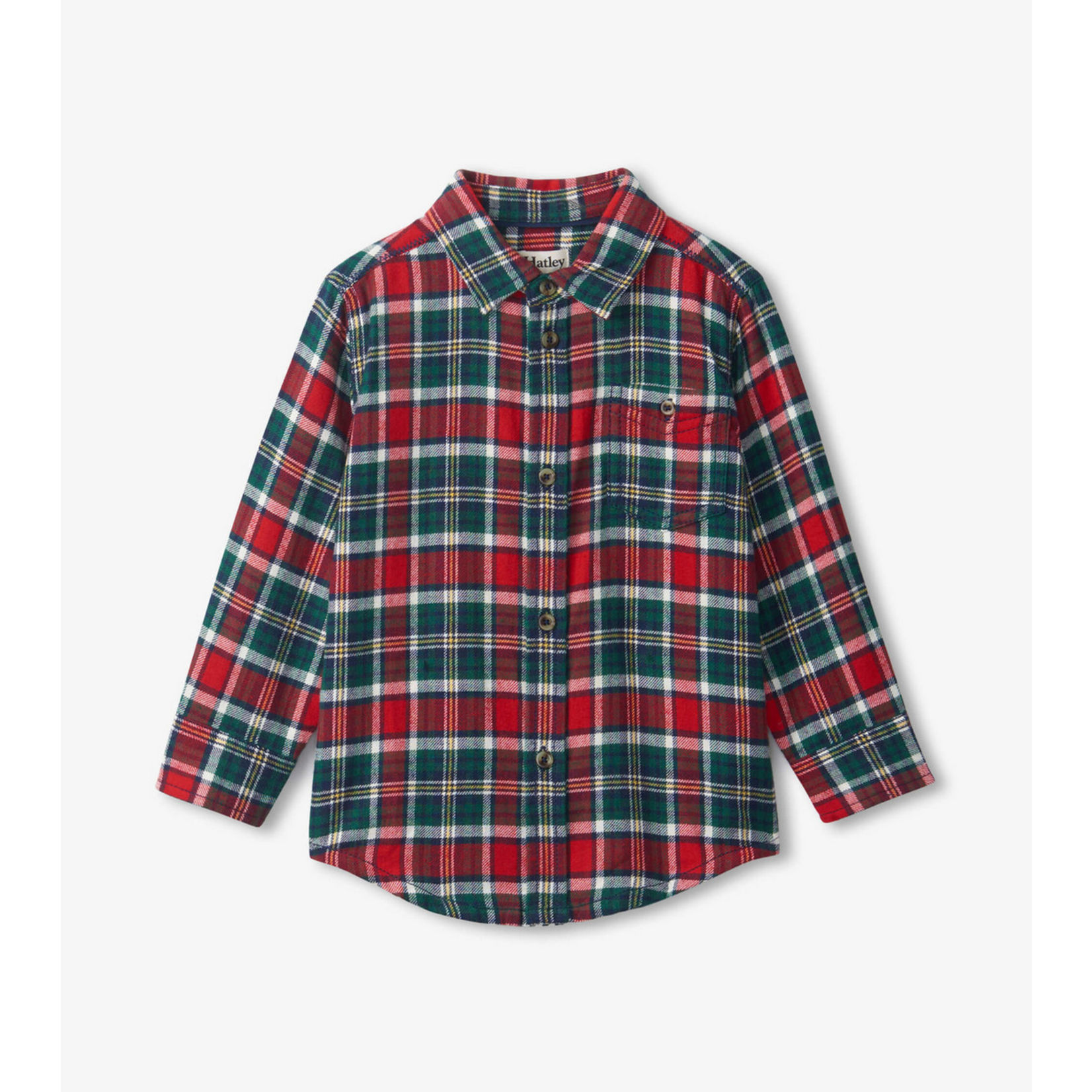 HATLEY CHRISTMAS PLAID BUTTONDOWN SHIRT