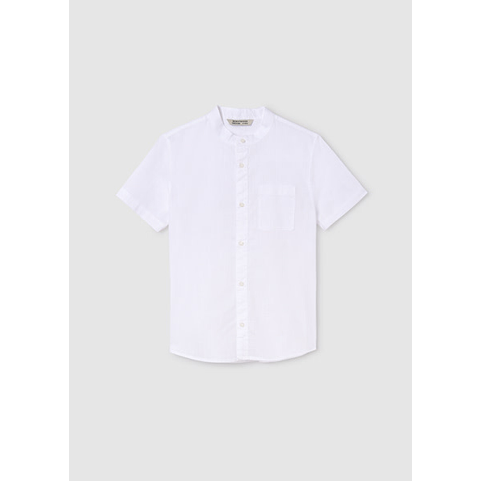 MAYORAL TWEEN Tween Boy Mandarian Collar Shirt