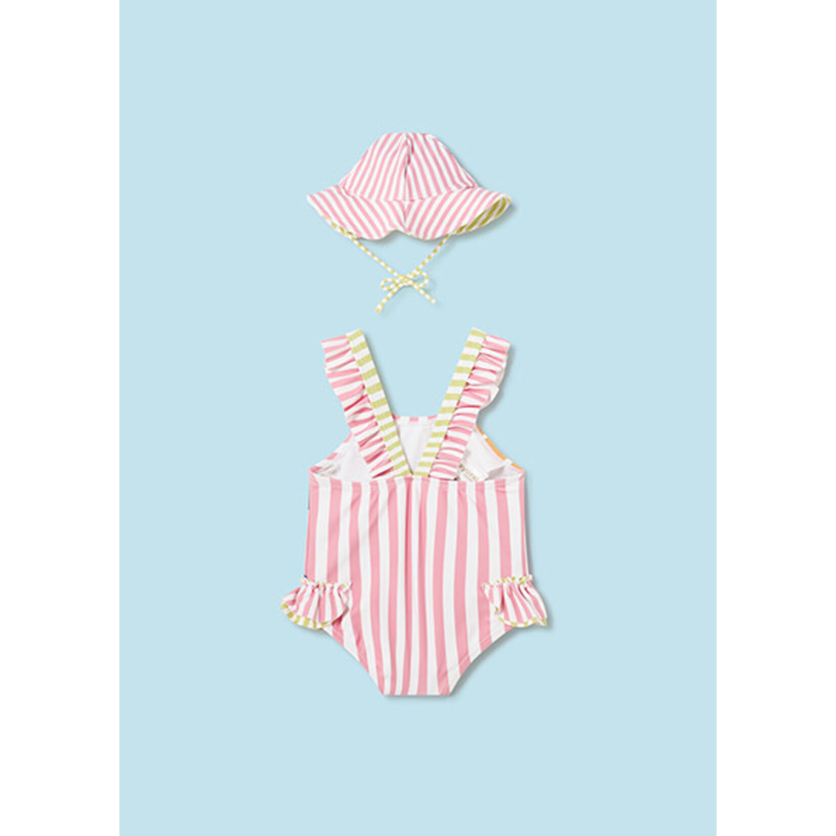 MAYORAL NEWBORN Baby Girl 2pc Swim Set