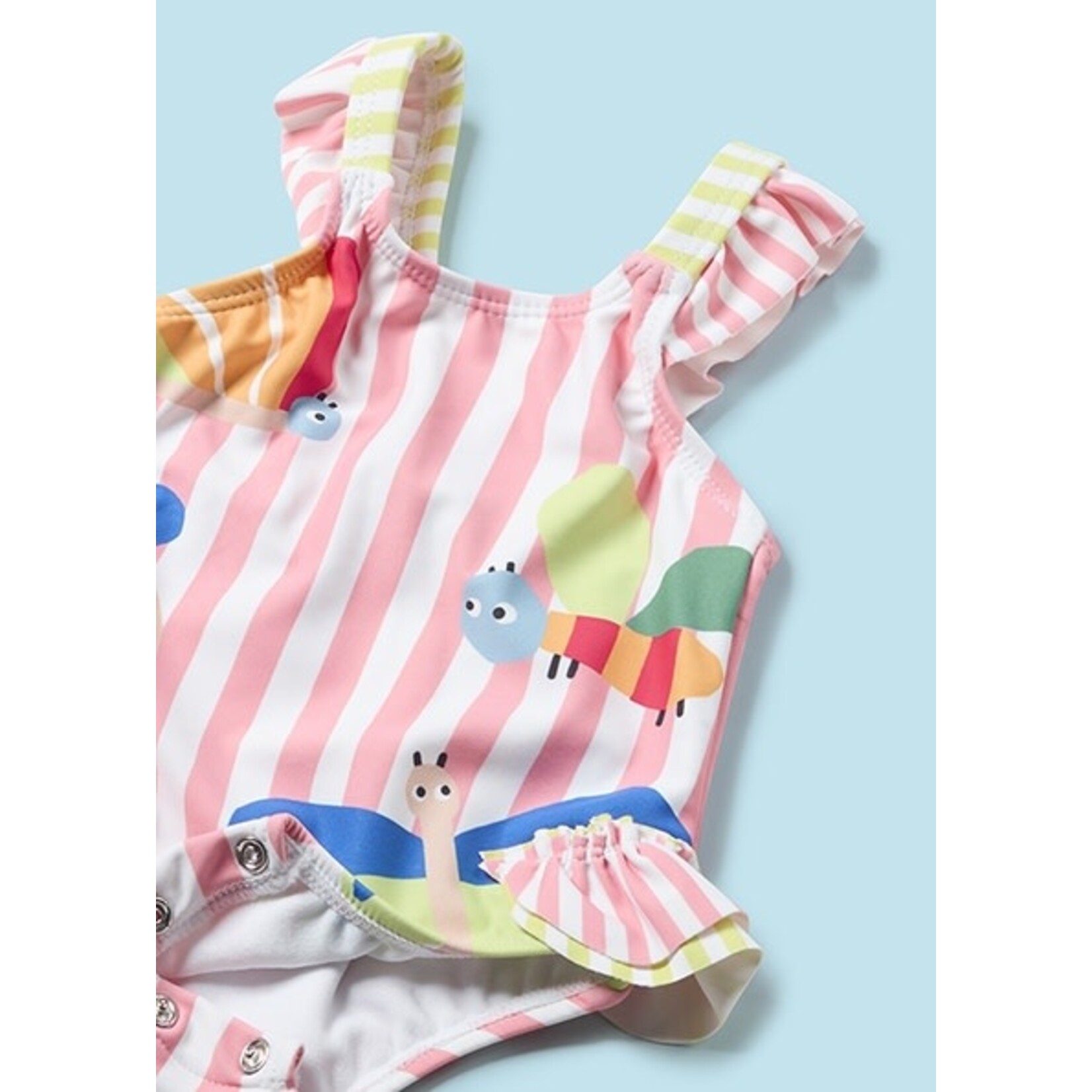 MAYORAL NEWBORN Baby Girl 2pc Swim Set