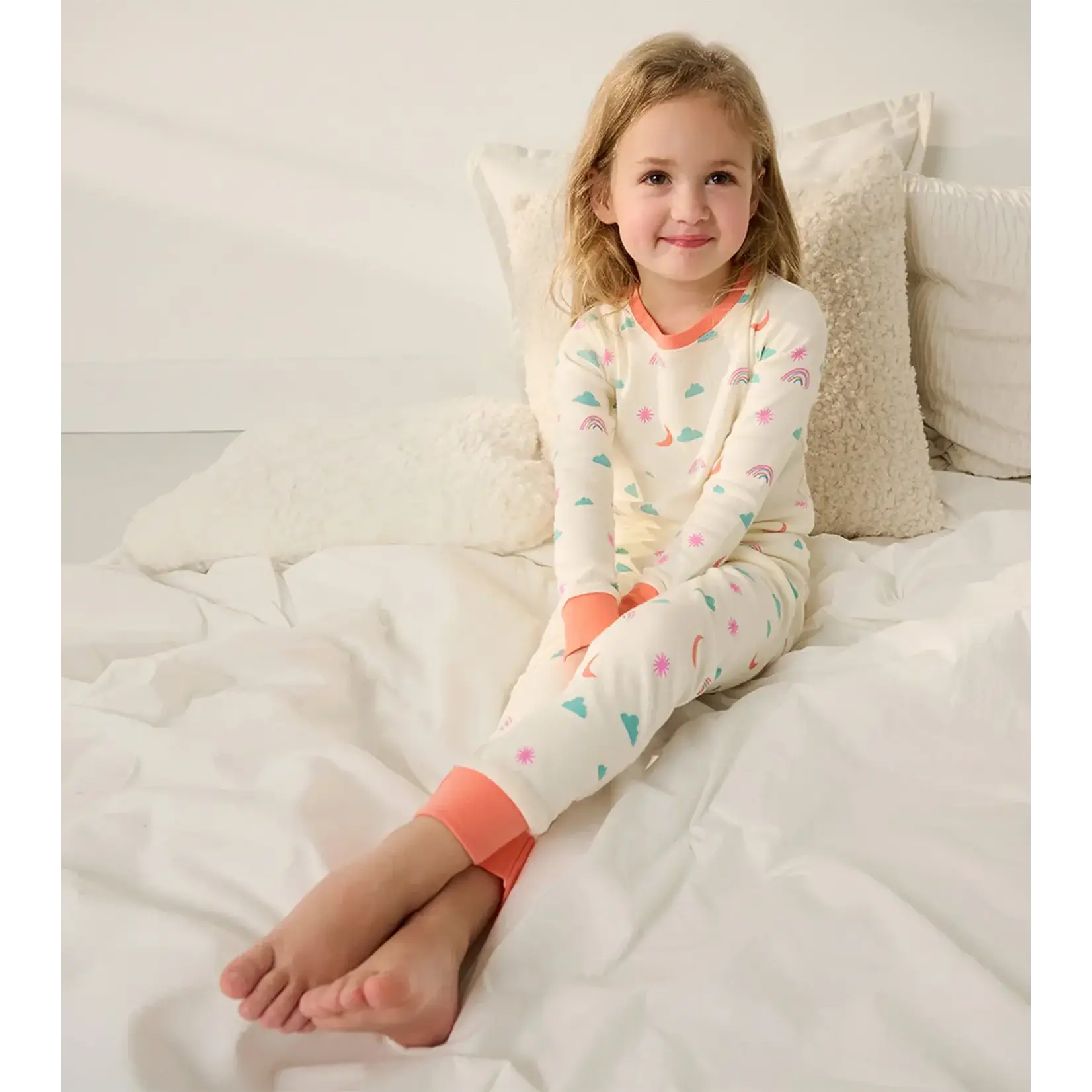 HATLEY CHARMS ORGANIC COTTON GIRLS PJ SET