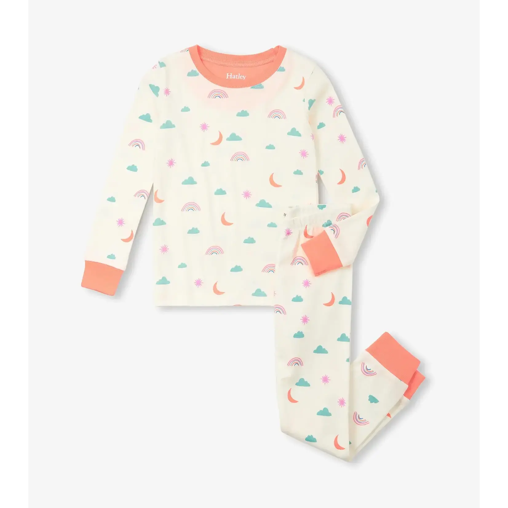 HATLEY CHARMS ORGANIC COTTON GIRLS PJ SET