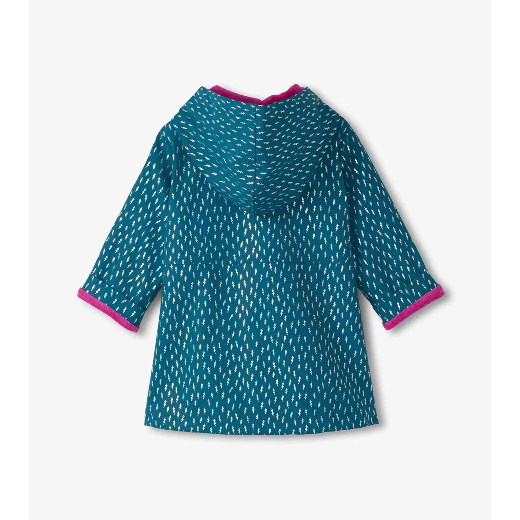 HATLEY MINI LIGHTENING BOLTS ZIP-UP TWEEN RAIN JACKET