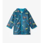 HATLEY MONSTER TRUCKS BOYS ZIP-UP RAIN JACKET