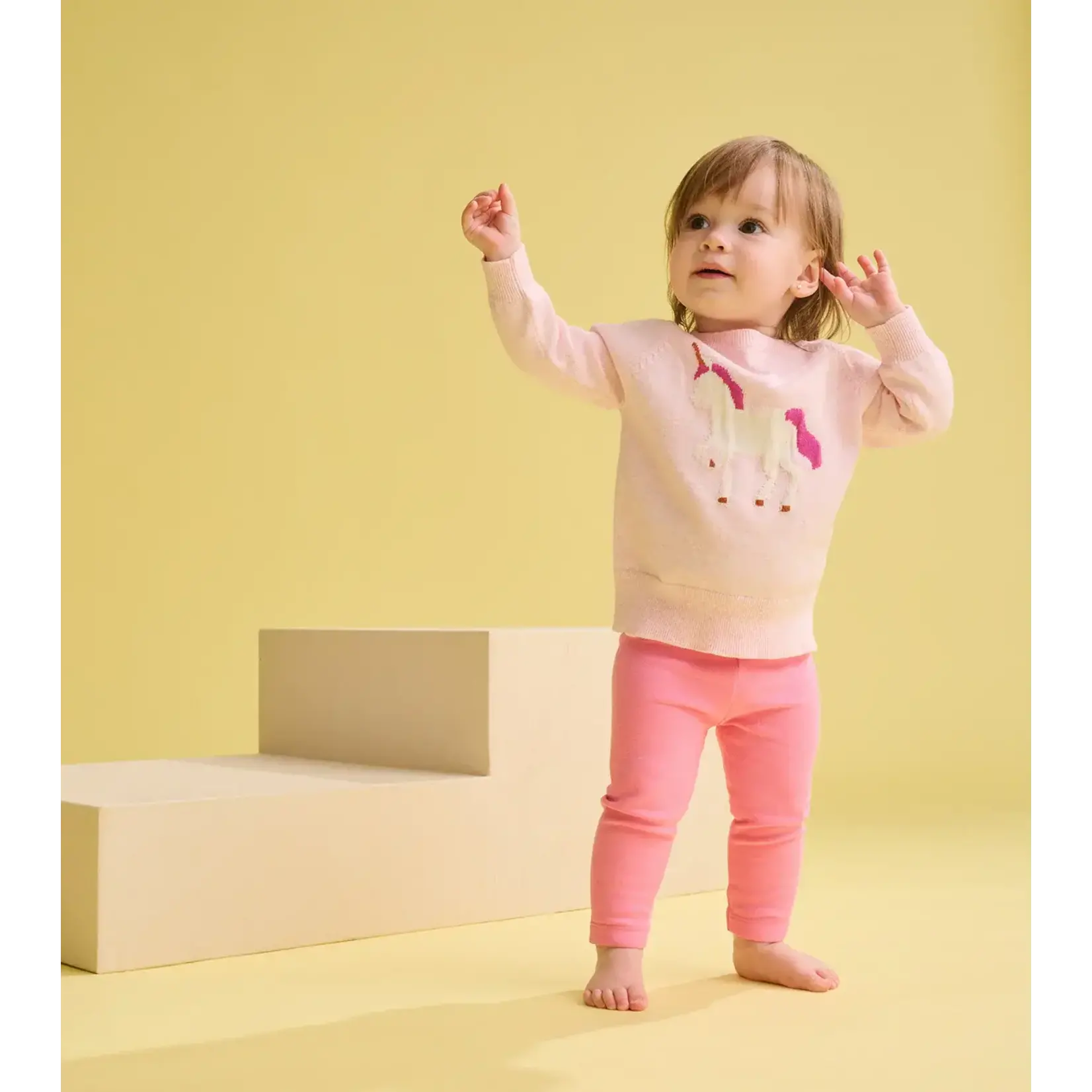 Hatley Kids PINK BABY COZY LEGGINGS