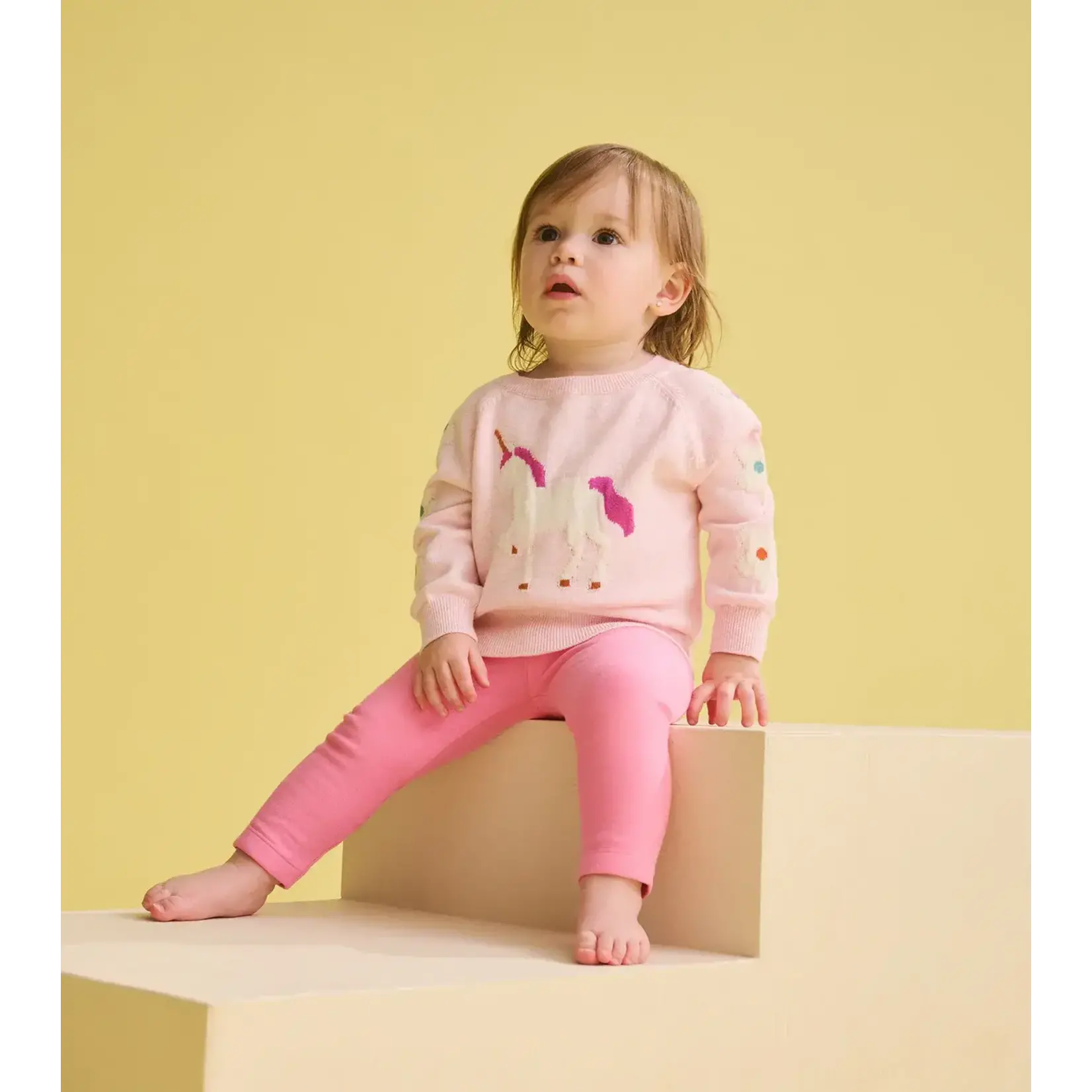 Hatley Kids PINK BABY COZY LEGGINGS