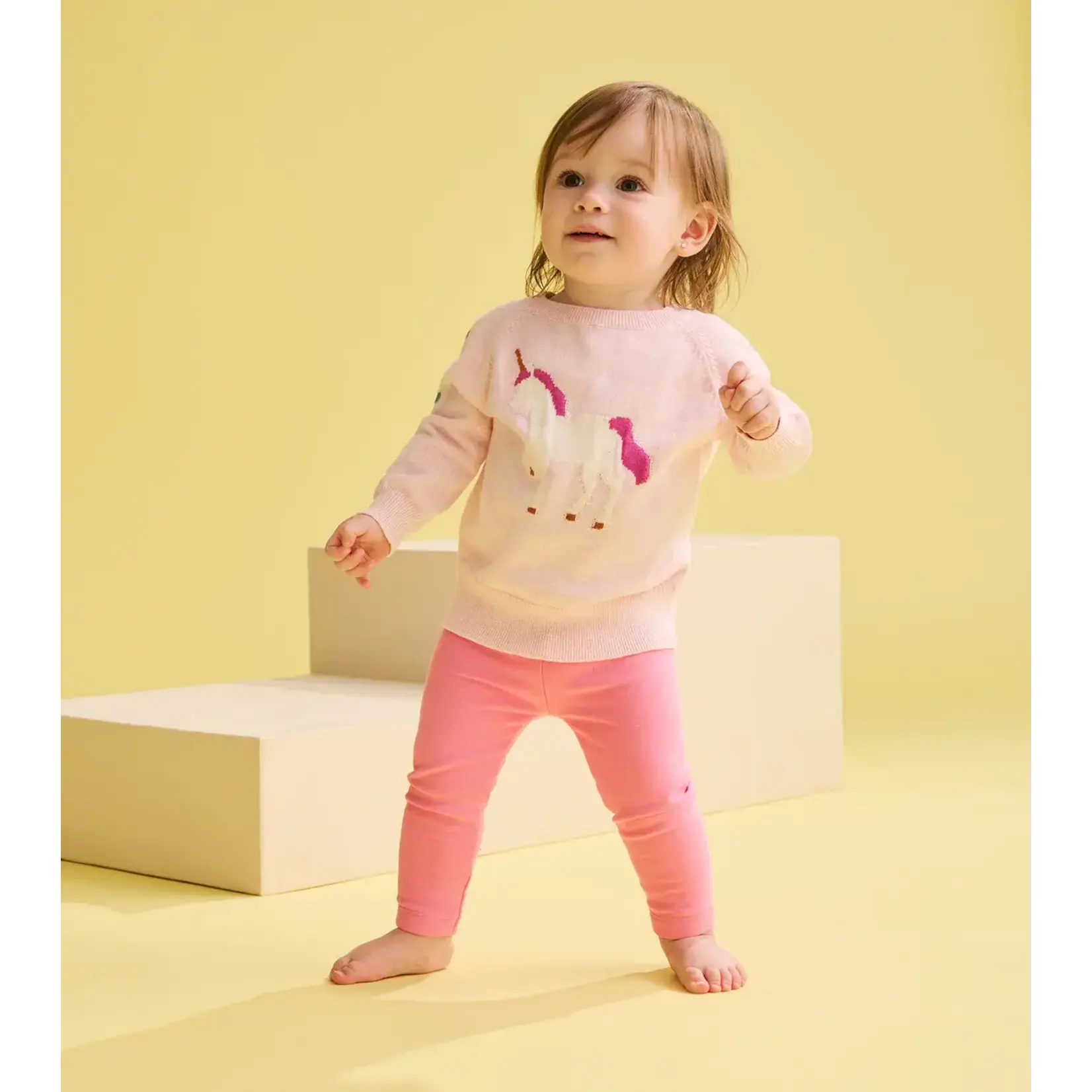Hatley Kids PINK BABY COZY LEGGINGS