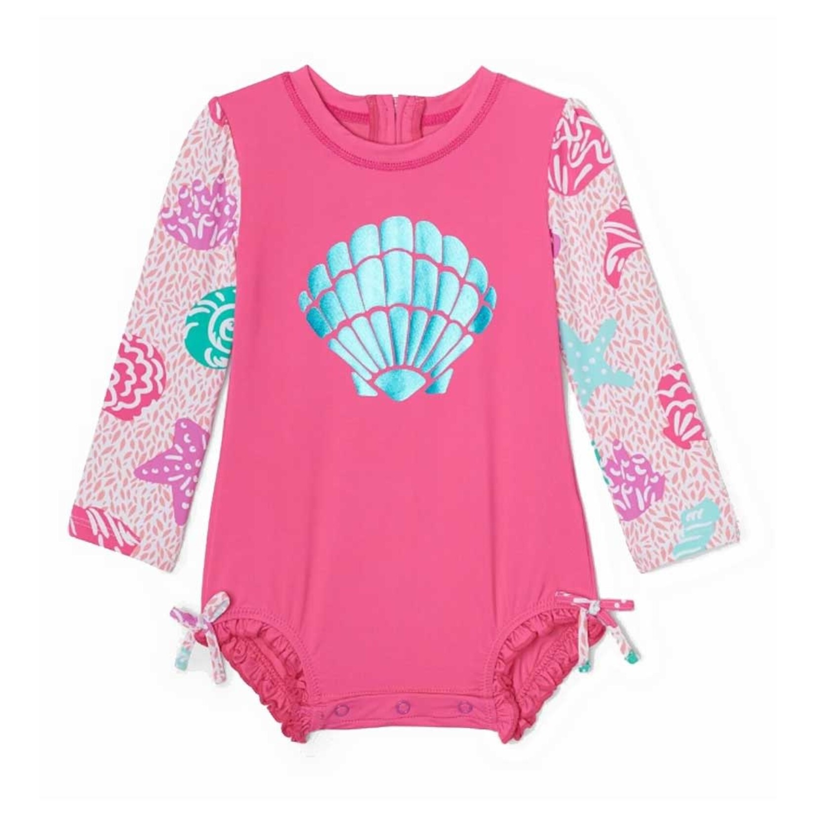 HATLEY ABSTRACT SEA LIFE BABY RASHGUARD