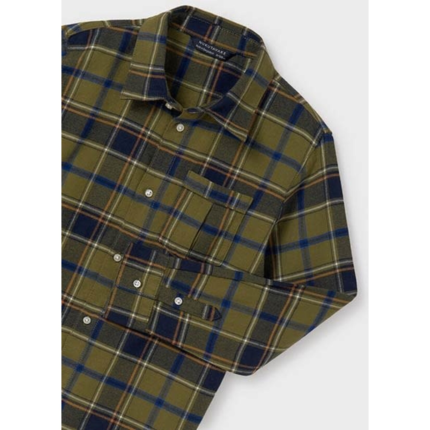 MAYORAL TWEEN PLAID FLANNEL TWEEN SHIRT