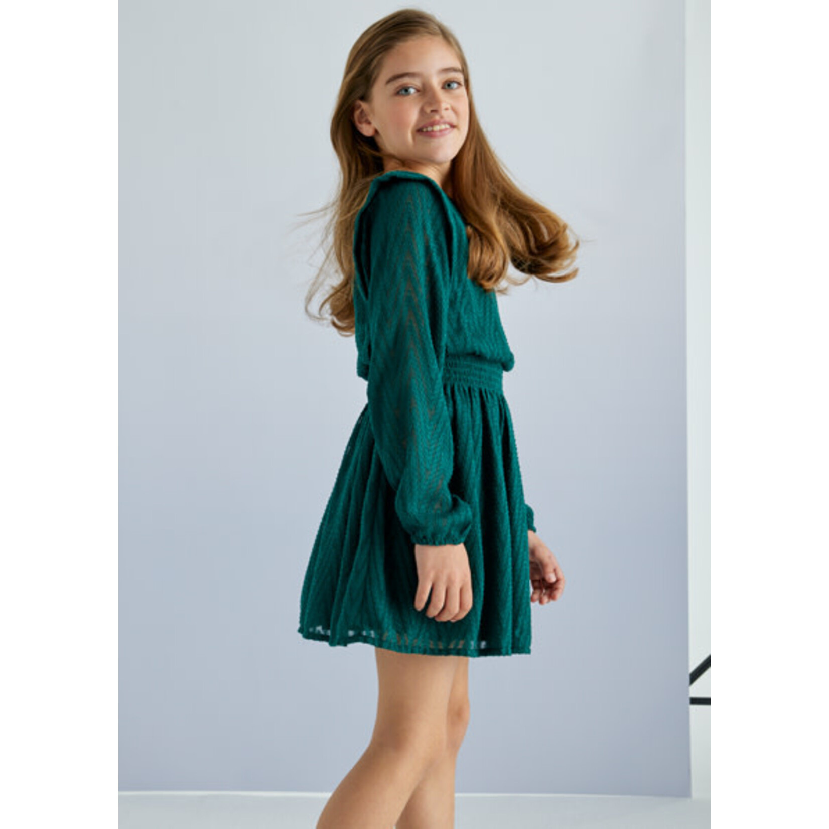 MAYORAL TWEEN CHIFFON PRINTED DRESS TWEEN GIRL