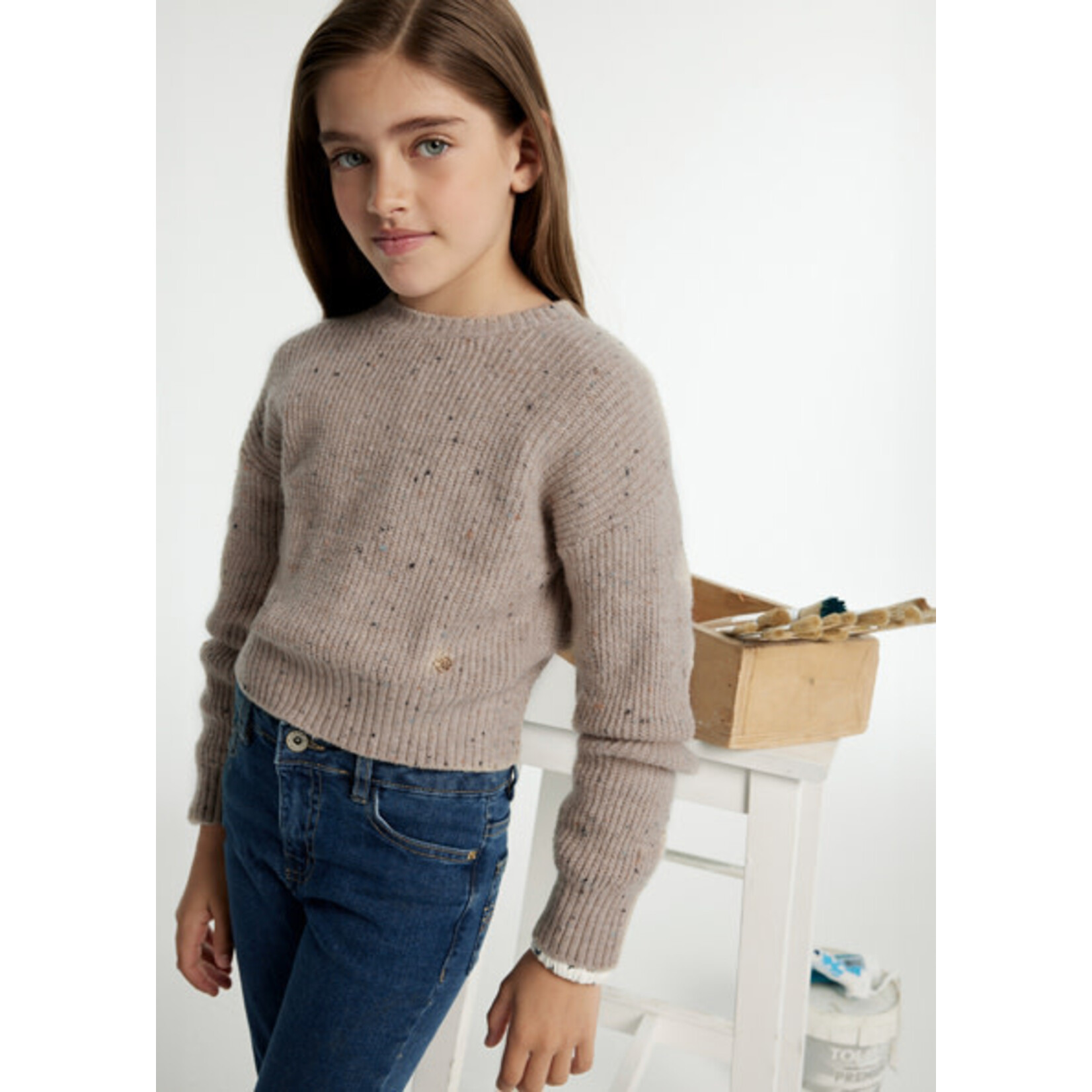 MAYORAL TWEEN SPECKLED SWEATER TWEEN GIRL
