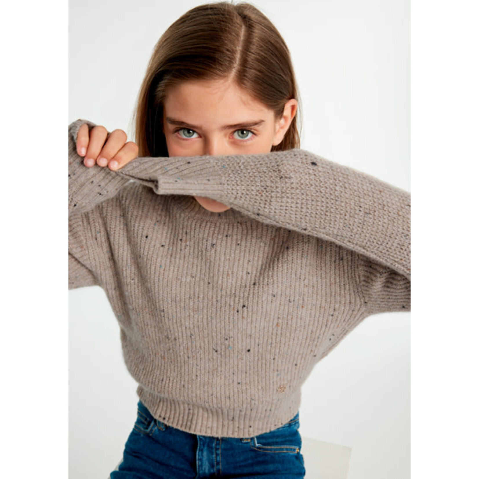 MAYORAL TWEEN SPECKLED SWEATER TWEEN GIRL