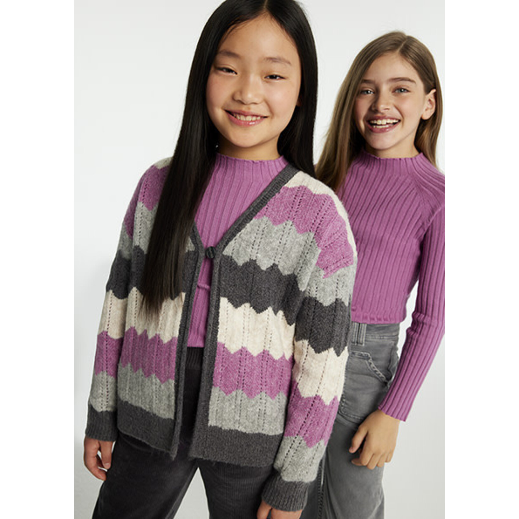 MAYORAL TWEEN ZIG ZAG KNIT CARDIGAN TWEEN GIRL