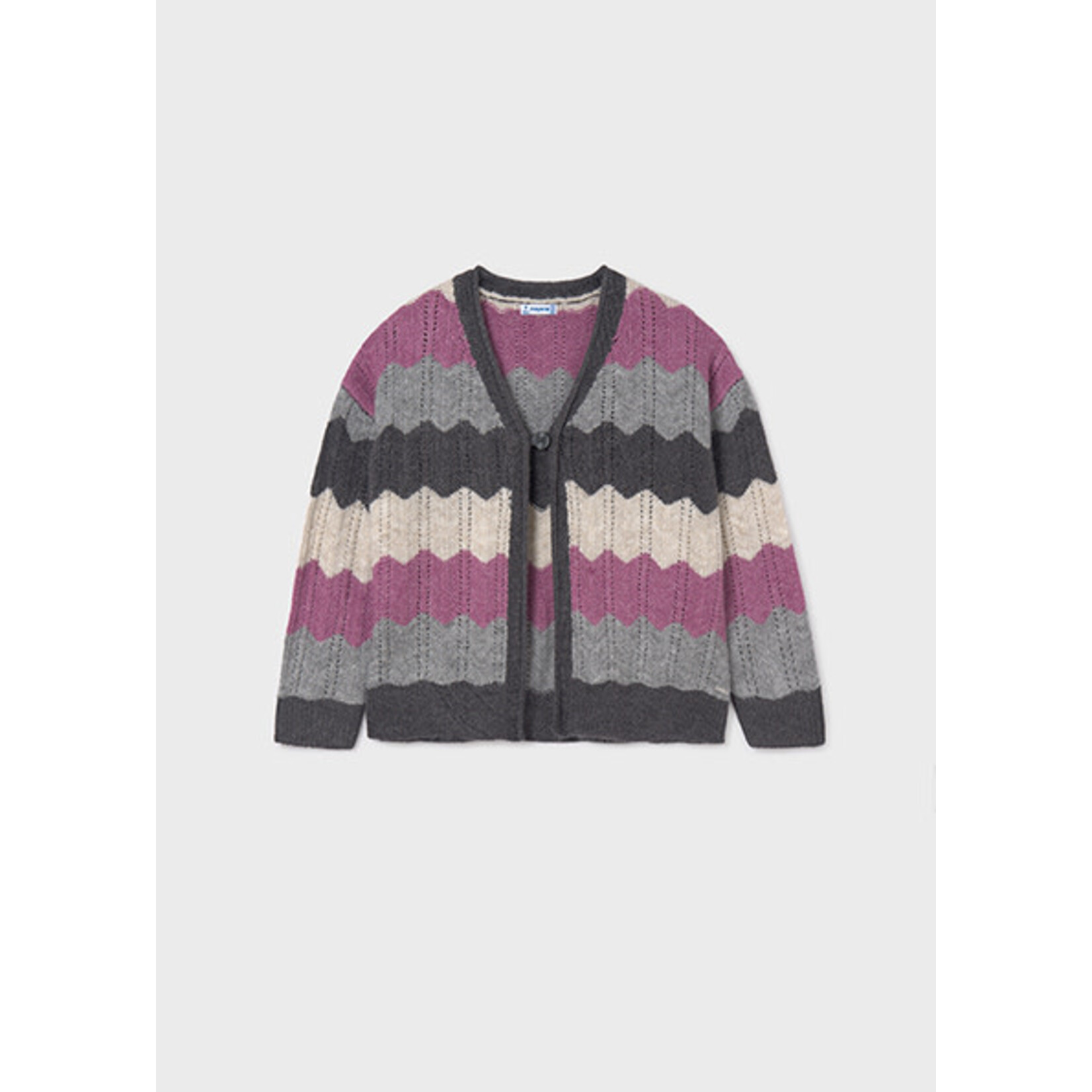 MAYORAL TWEEN ZIG ZAG KNIT CARDIGAN TWEEN GIRL