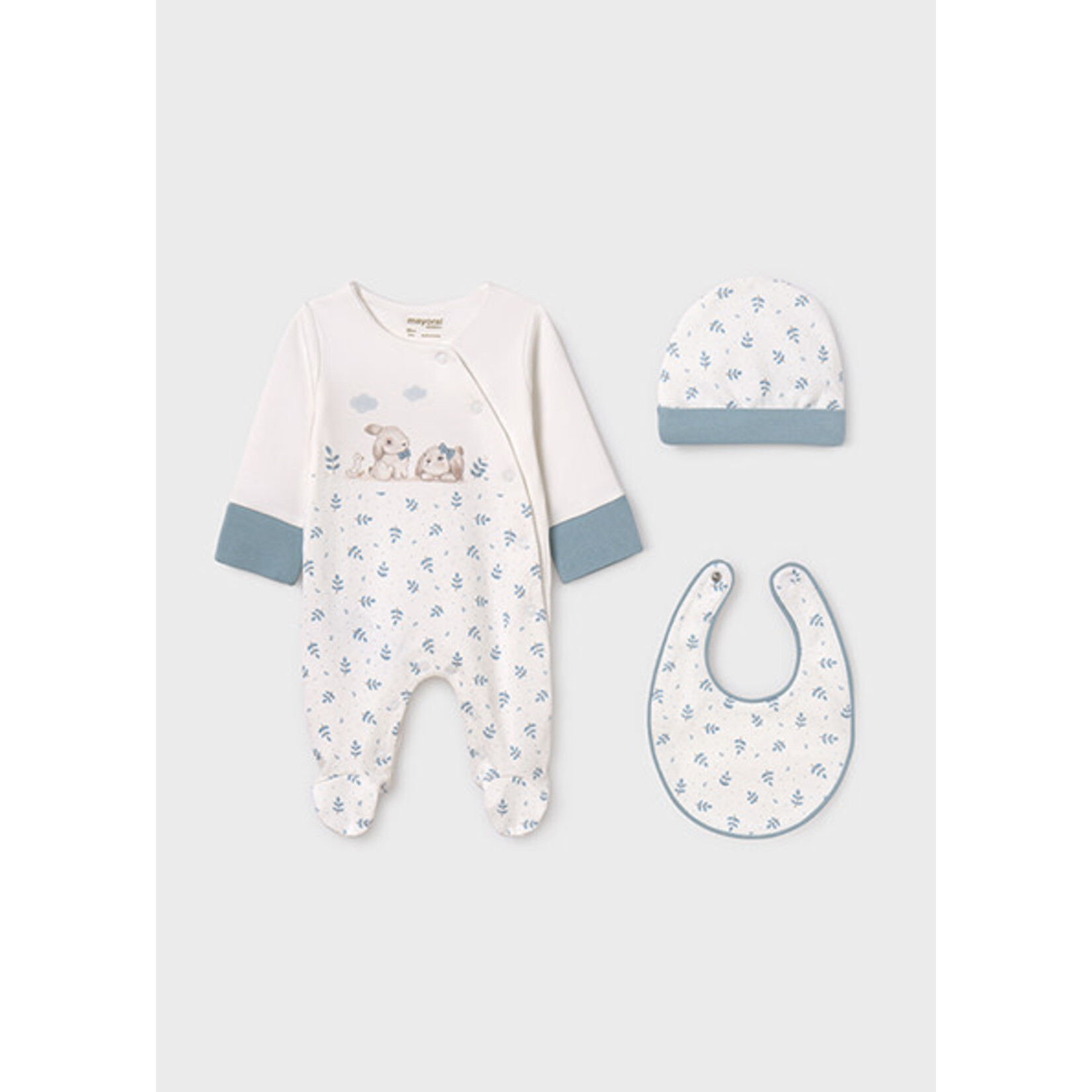 MAYORAL NEWBORN Baby Boy 3pc Coming Home Set