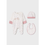MAYORAL NEWBORN Baby Girl 3pc Coming Home Set