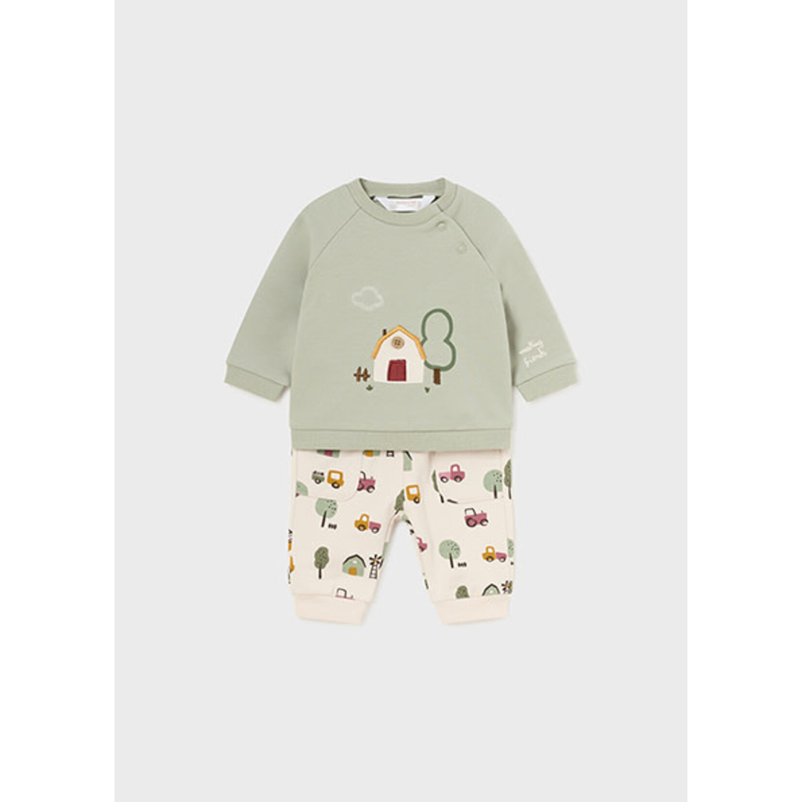 MAYORAL NEWBORN 2pc Baby Boy Knit Set