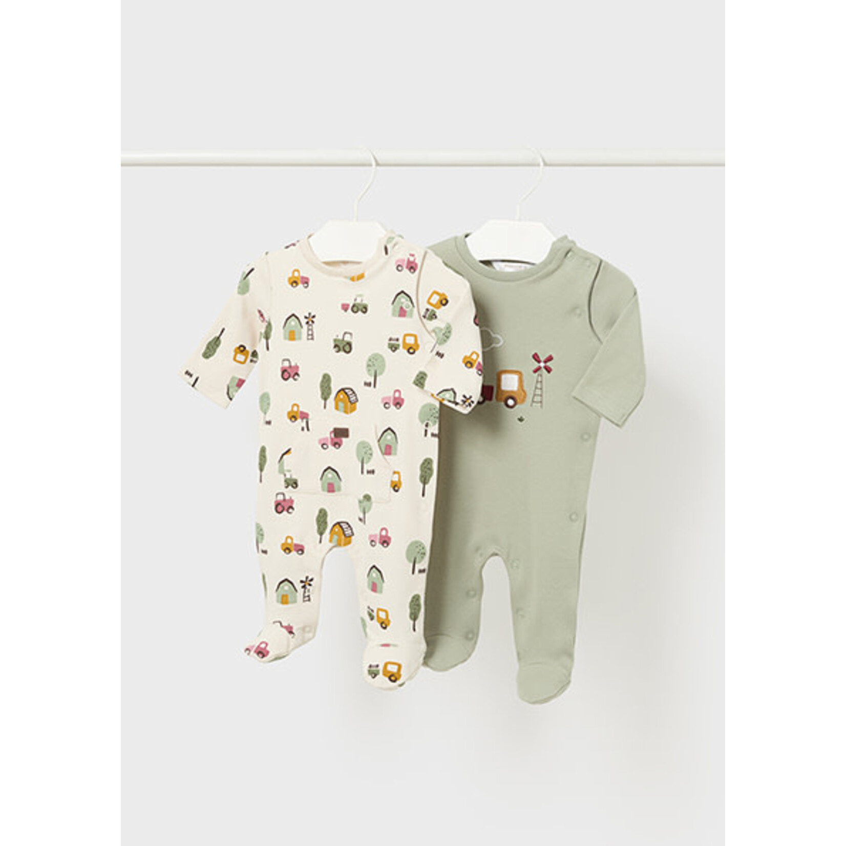 MAYORAL NEWBORN FALL VIBES ONE-PIECE BABY BOY