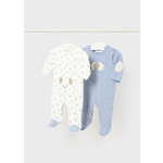 MAYORAL NEWBORN Baby Boy Cute Puppy Footed Sleeper