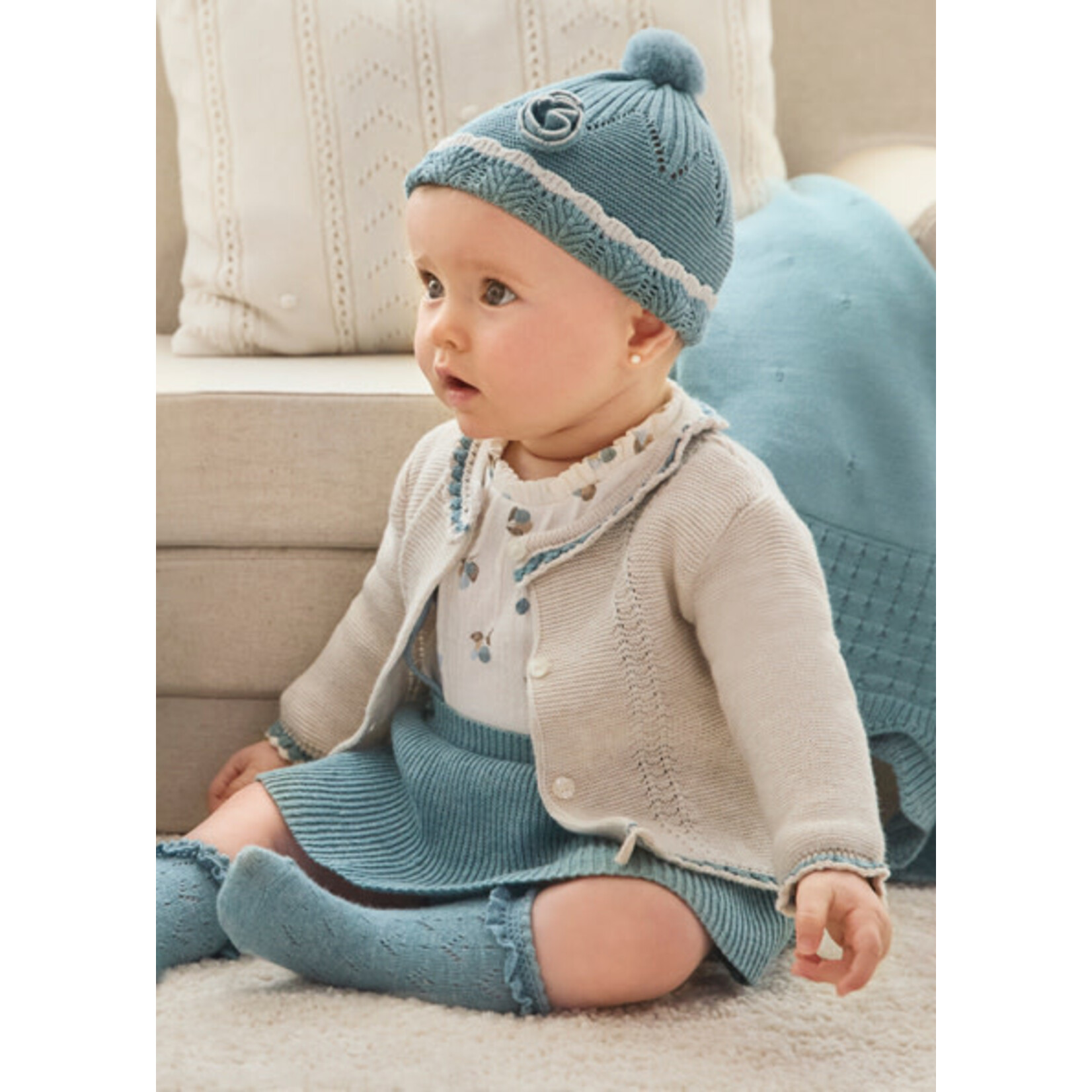 MAYORAL NEWBORN 3PC SKIRT SET