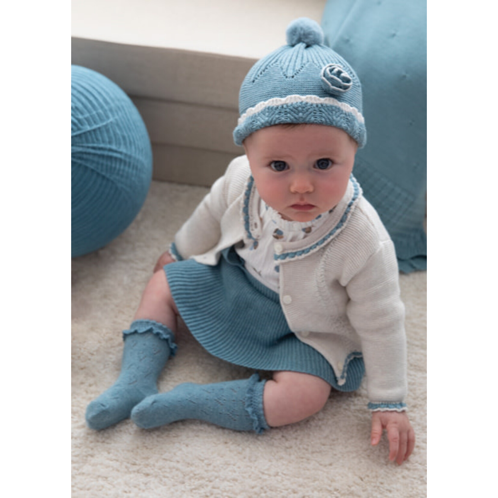 MAYORAL NEWBORN 3PC SKIRT SET