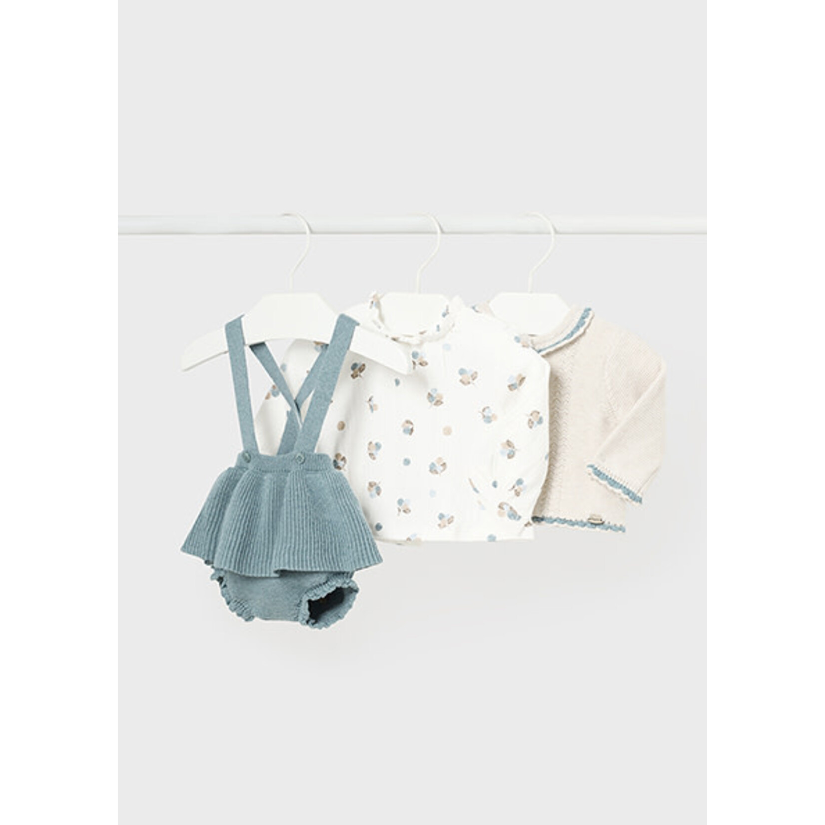 MAYORAL NEWBORN 3PC SKIRT SET