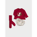 MAYORAL NEWBORN 3PC SWEATER SET BABY GIRL