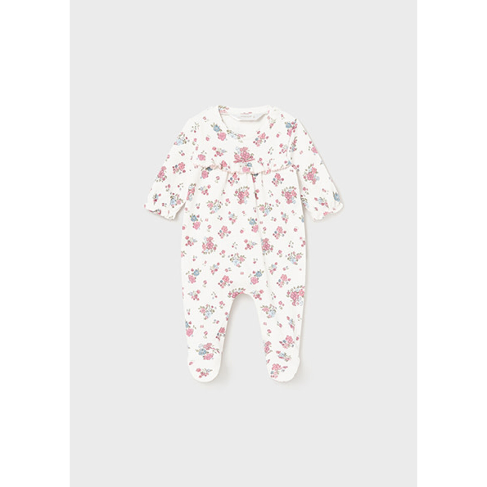 MAYORAL NEWBORN FLORAL ONE-PIECE BABY GIRL